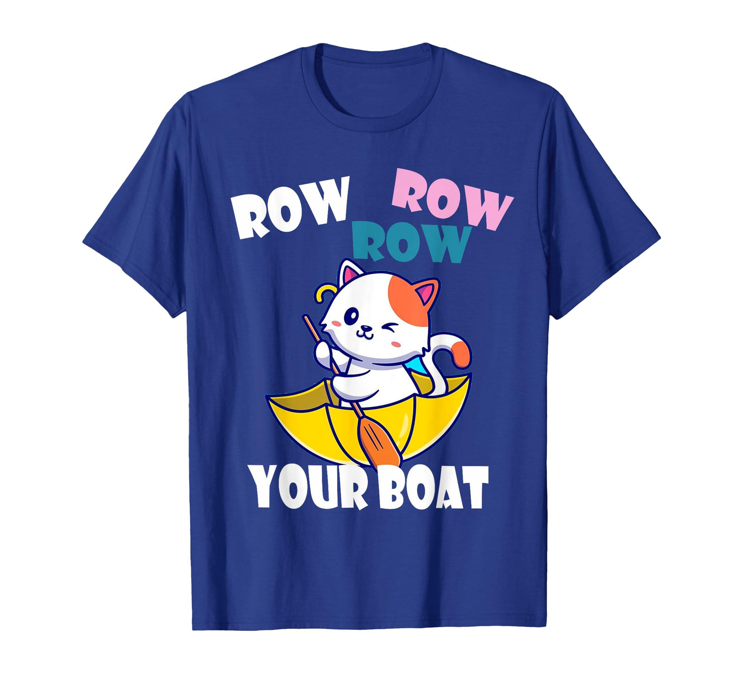 Row Row Row Your Boat Cute Unicorn Funny Kids T-Shirt