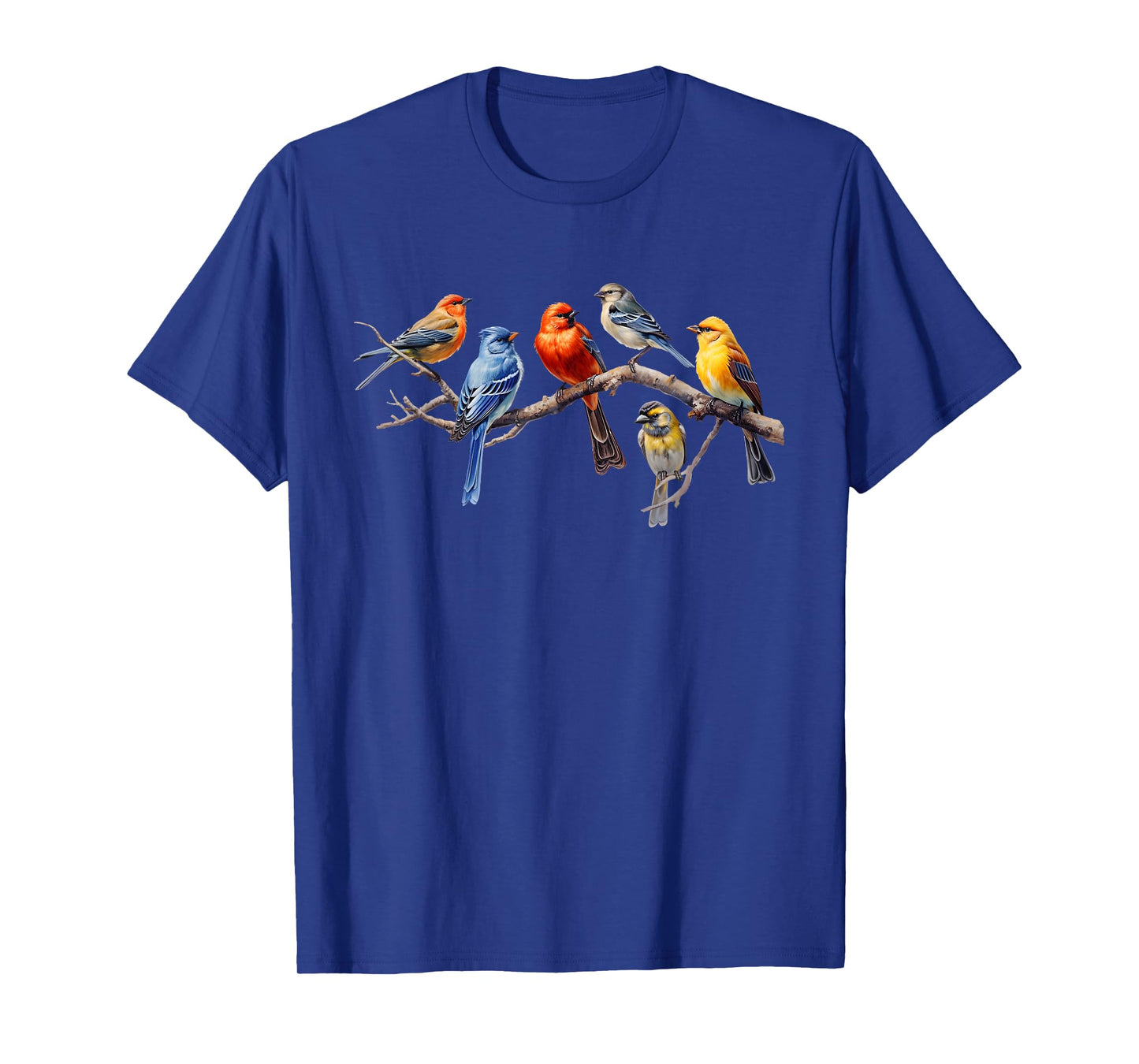 Backyard Bird Watching Watcher Birds on a Branch Birder T-Shirt