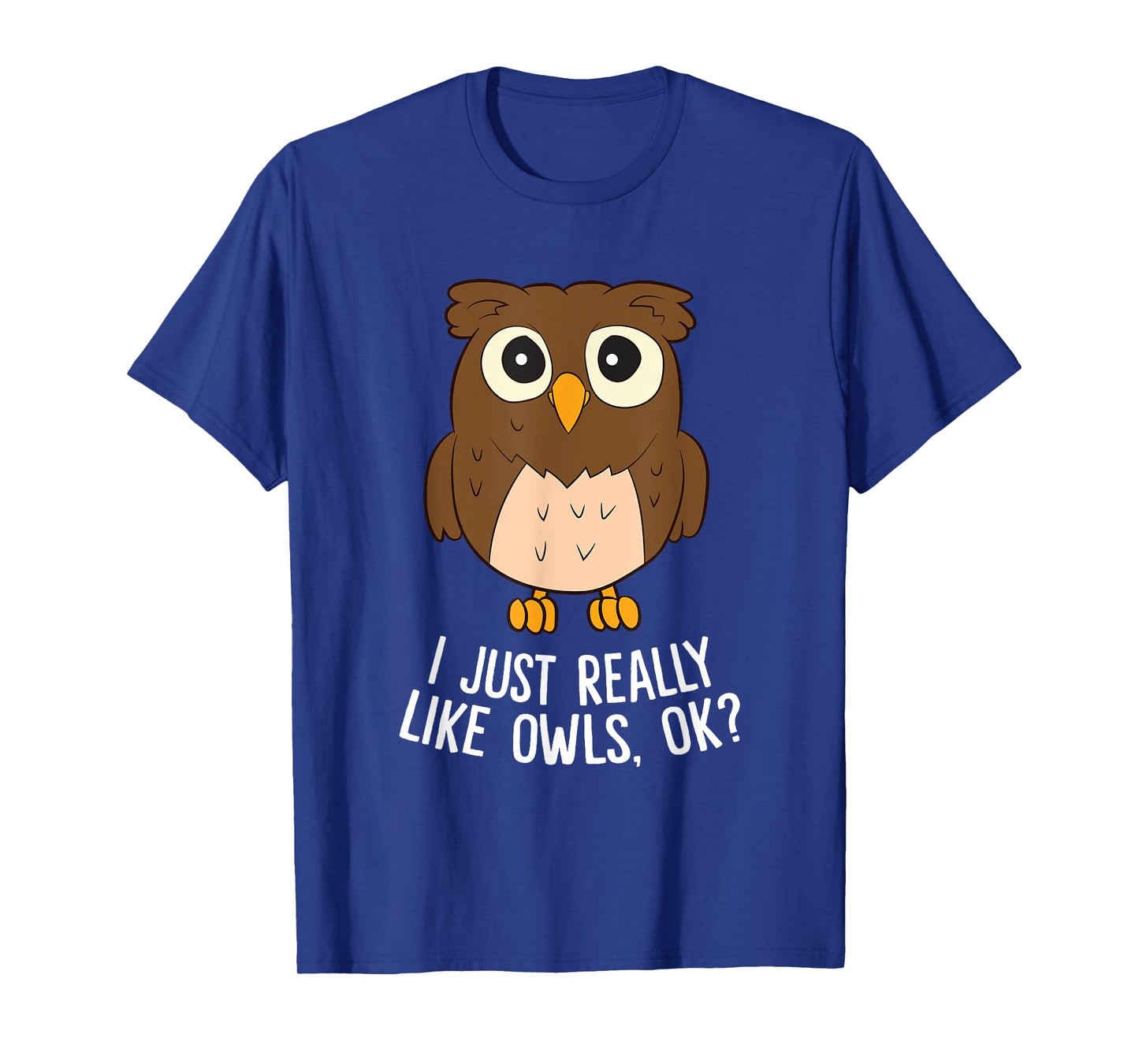 Cute Bird Tees Unisex-Adults Owl Lovers Funny Owl Graphic T-Shirt Black Small