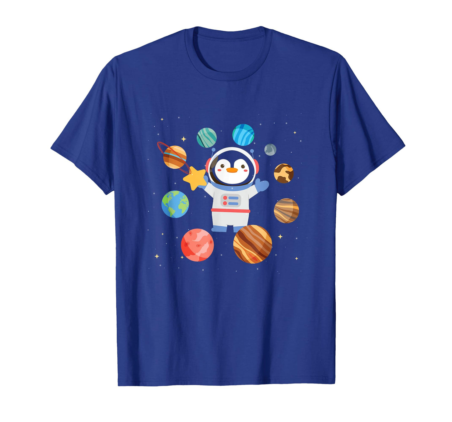 Cute Penguin Astronaut | Galaxy | Space Penguins T-Shirt