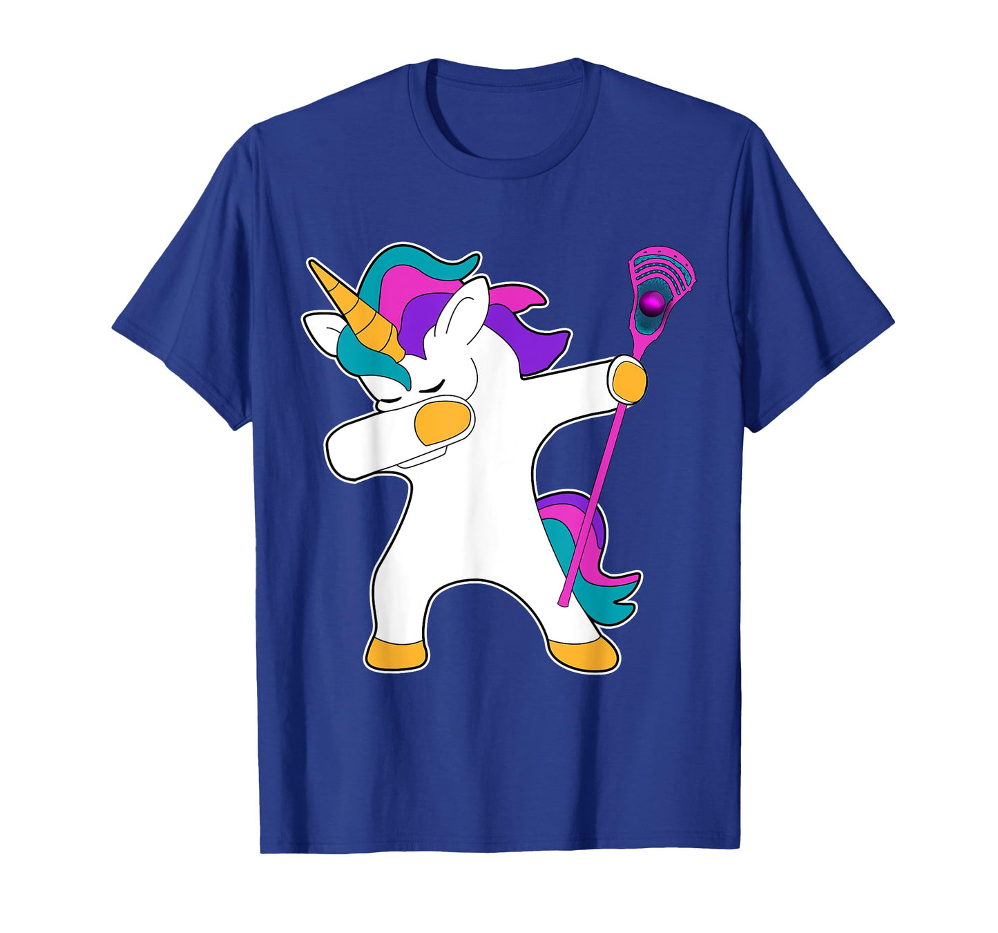 Dabbing Unicorn Lacrosse LAX Shirt Funny Tee Gift T-Shirt