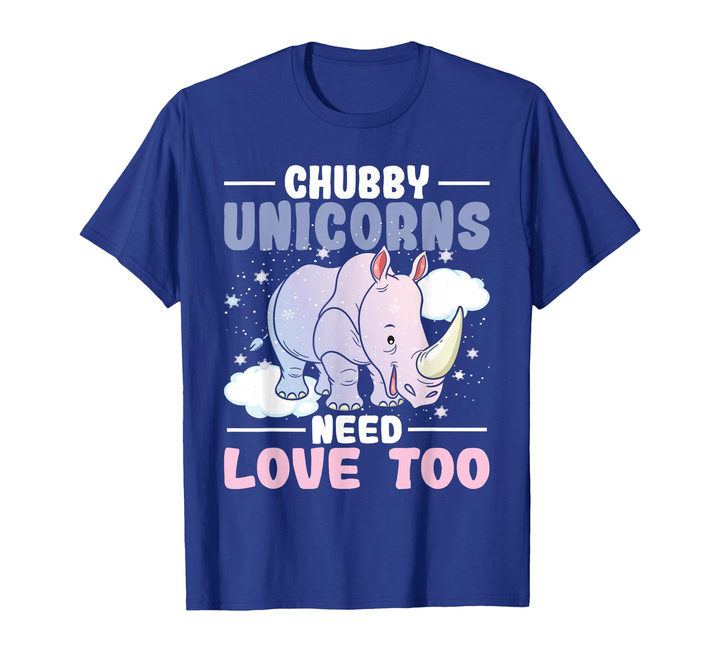 Chubby Unicorns Need Love Too - Zookeeper Rhino Rhinoceros T-Shirt