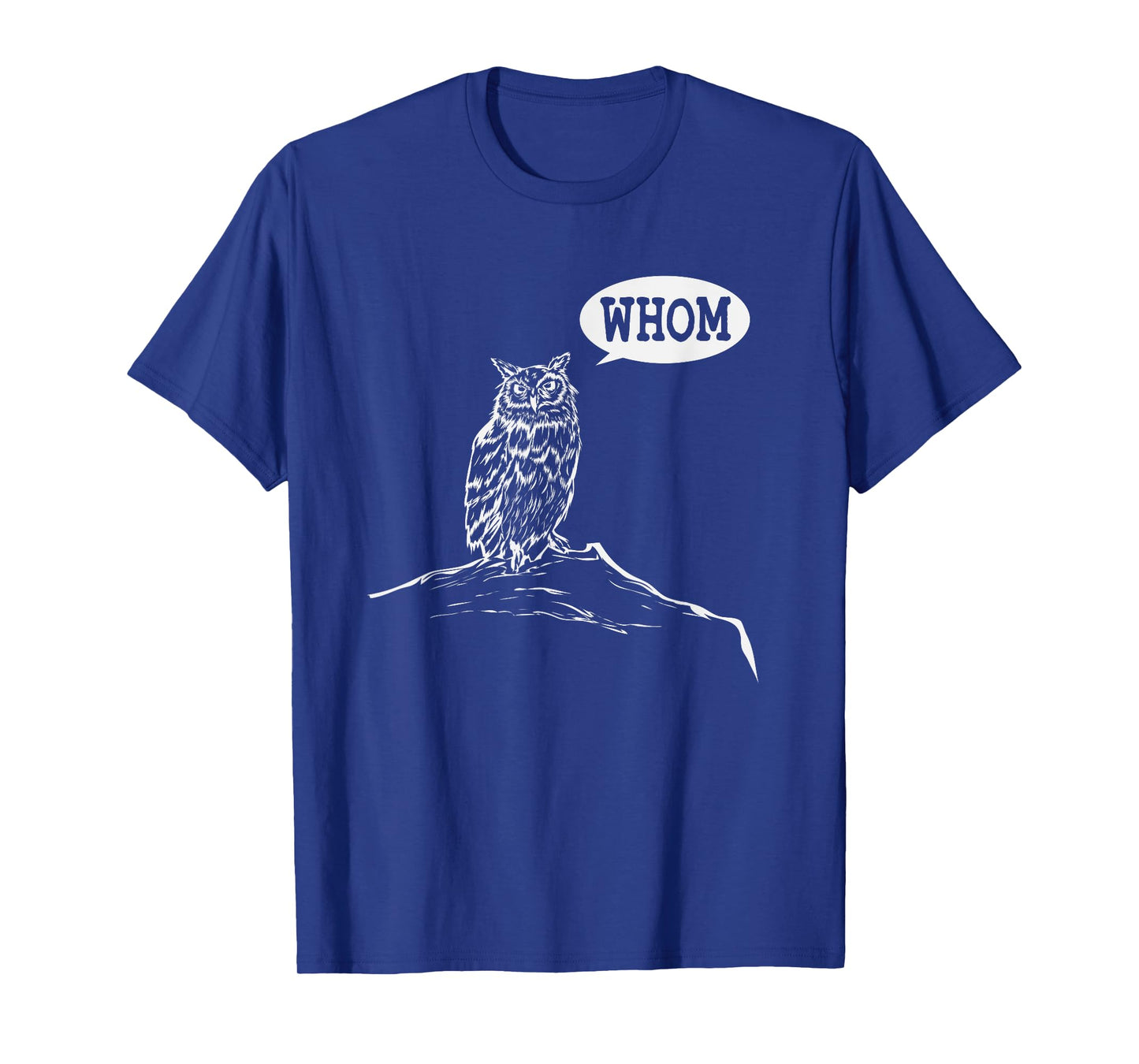 Funny Whom Owl Grammar English Teacher T-Shirt