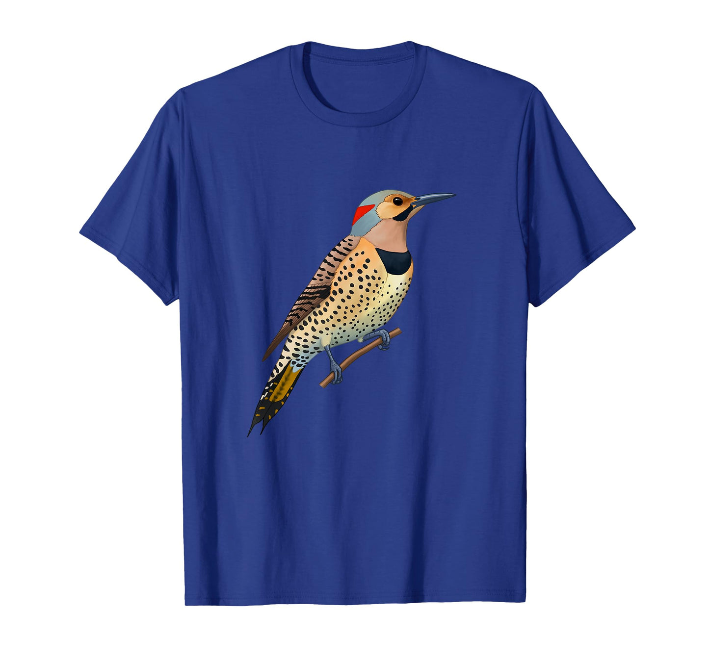 Yellow Shafted Northern Flicker Woodpecker Bird Lover Gift T-Shirt