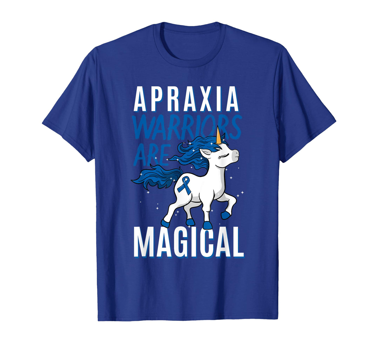 Apraxia Awareness Supporter Limb-Kinetic Fighter Unicorn T-Shirt