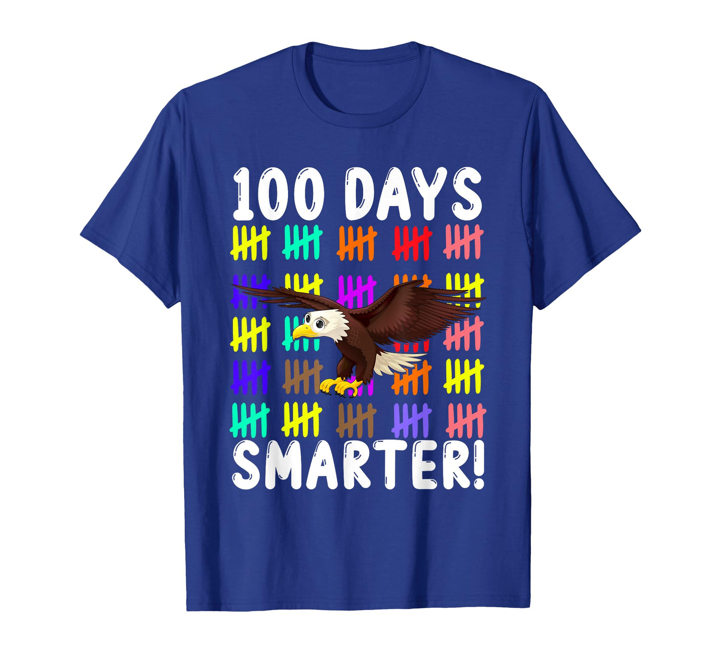 Animal Bird Cute Eagle Student Kids Gift 100 Days Of School T-Shirt