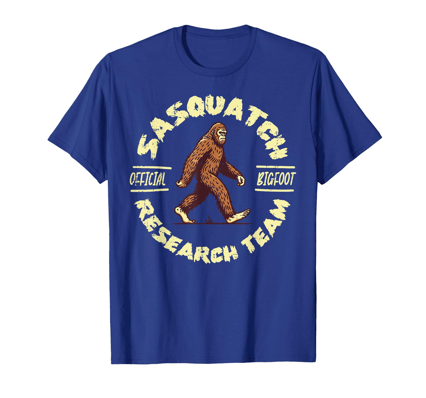 Official Sasquatch Research Team Funny Bigfoot Men Women Kid T-Shirt