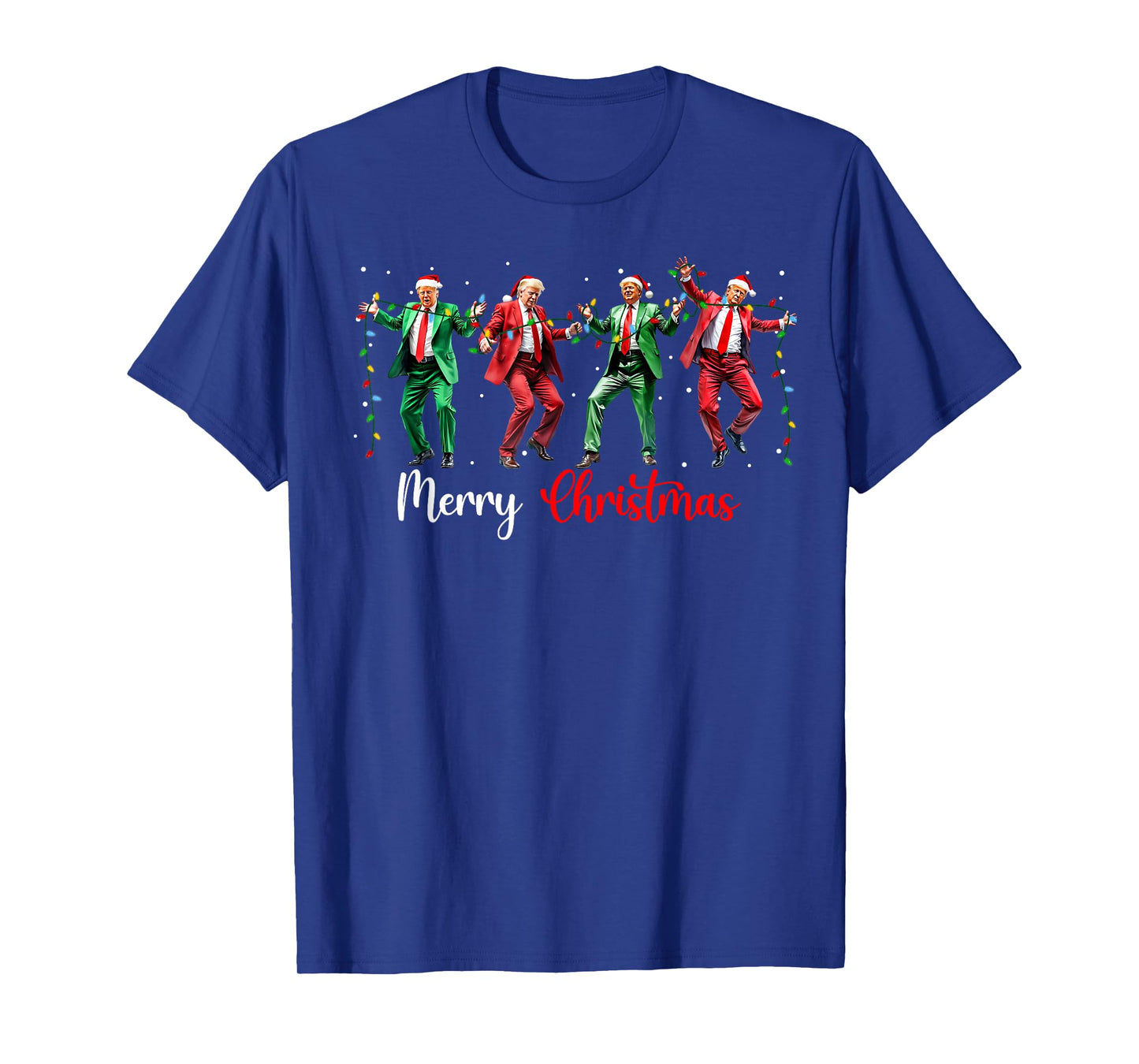Funny Trump Dance Santa Claus Merry Christmas Pajamas YMCA T-Shirt