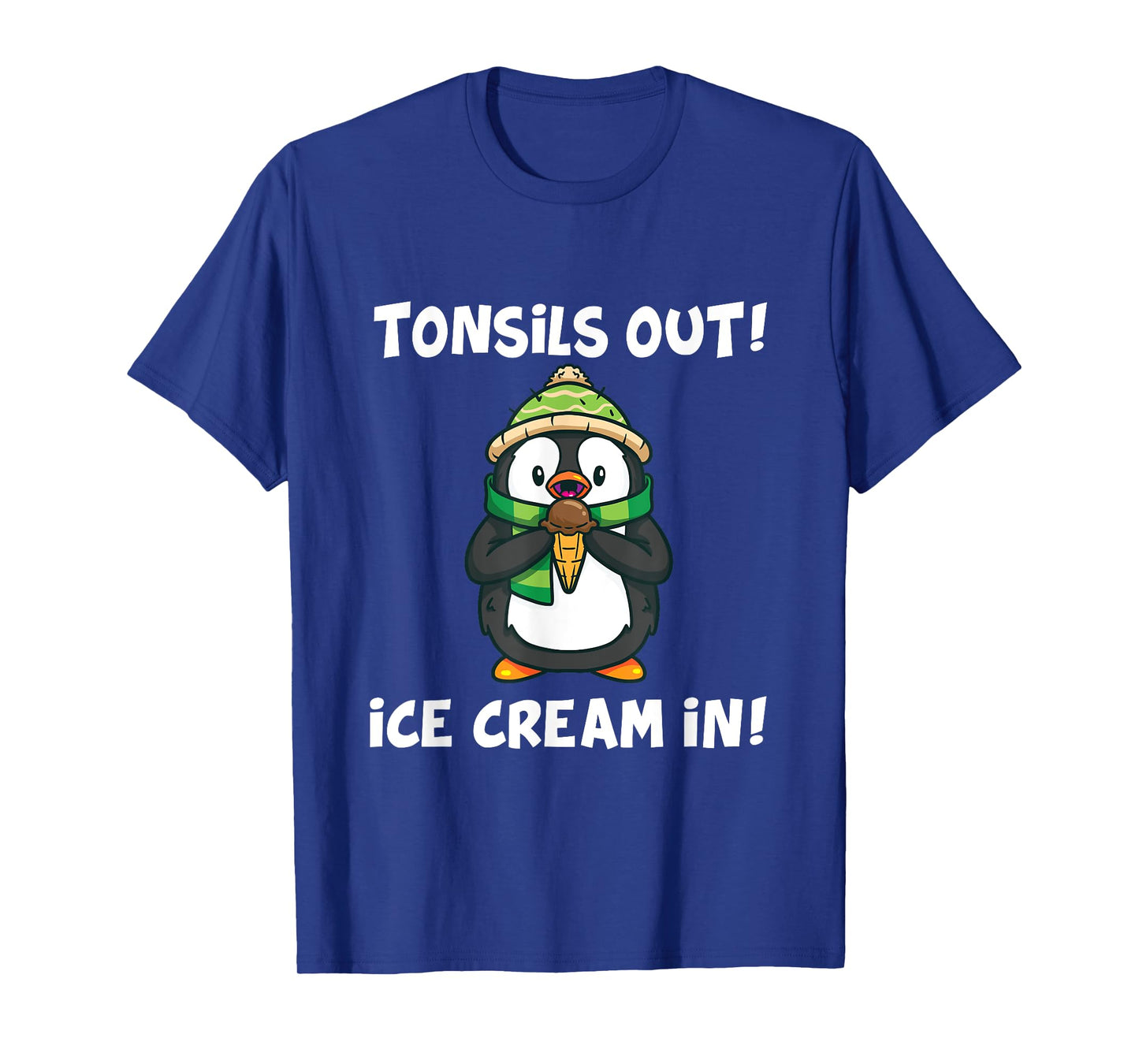 Tonsil Removal Surgery Recovery Gift Penguin T-Shirt