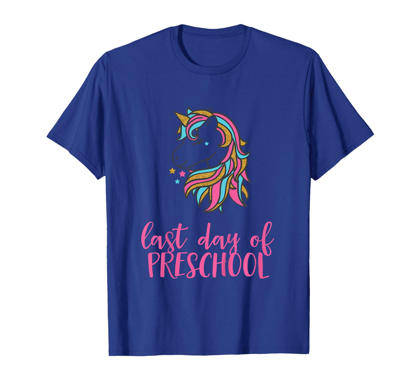 Kids Unicorn Last Day of Preschool Shirt for Girls