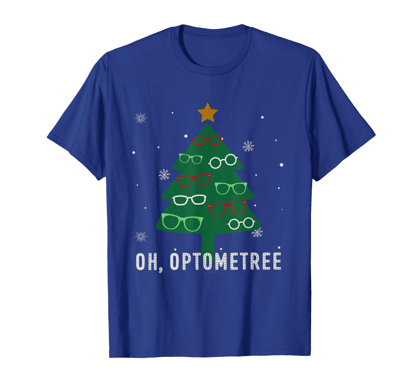 Oh Optometree Christmas Tree Optometry Student Eye Squad T-Shirt