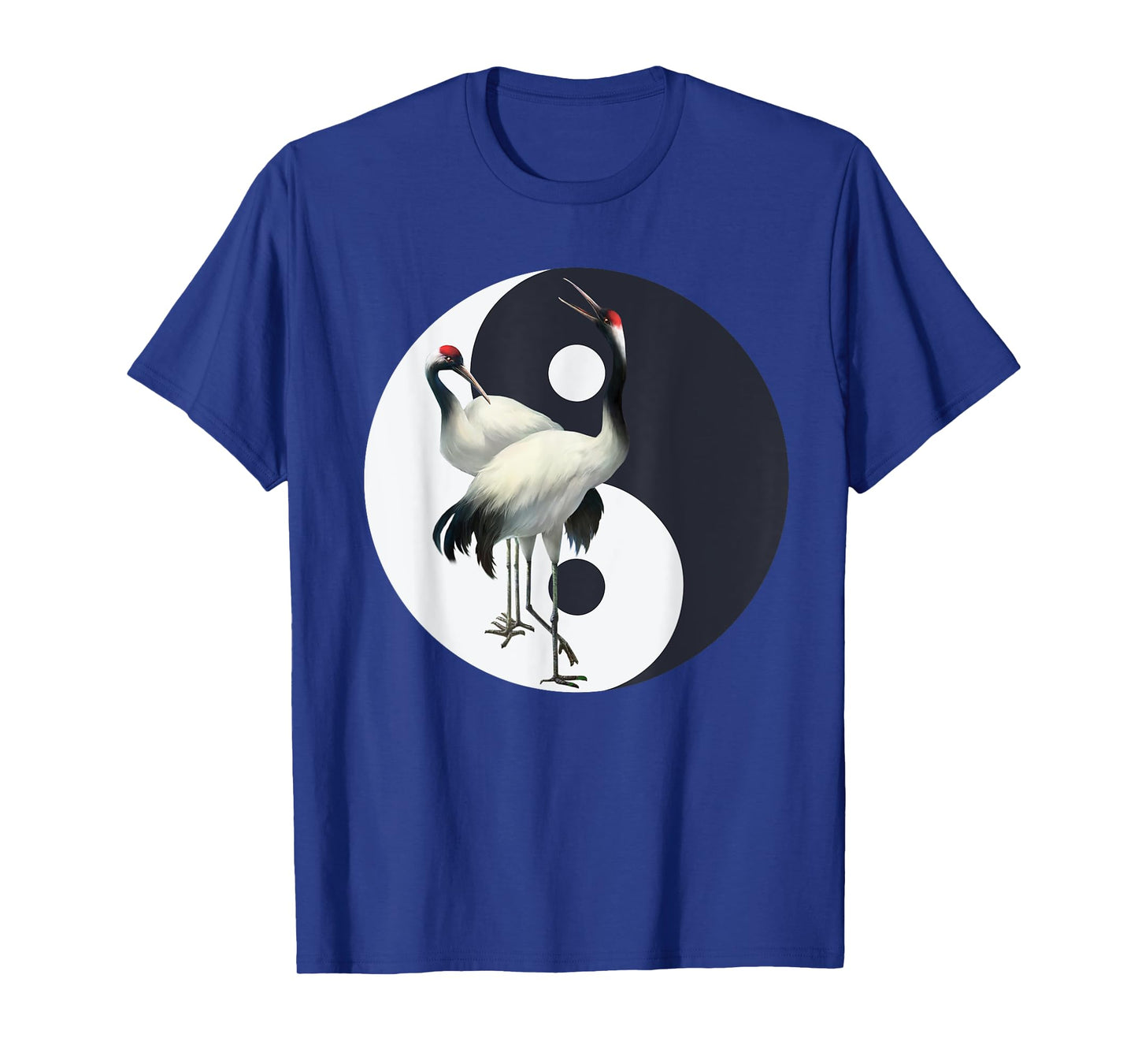 Tai Chi White Crane Yin, Yang, Qi Gong, Chinese White Bird T-Shirt
