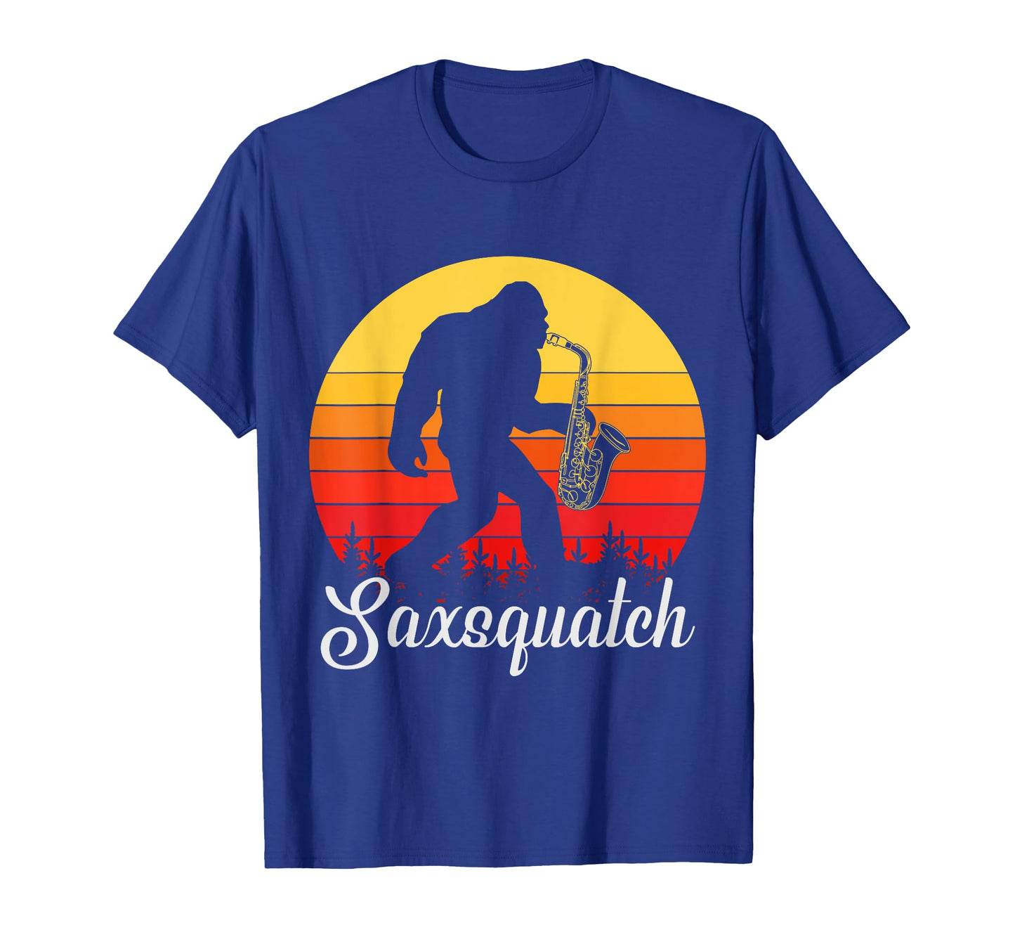 Saxsquatch - Funny Bigfoot / Yeti Play On Words T-Shirt