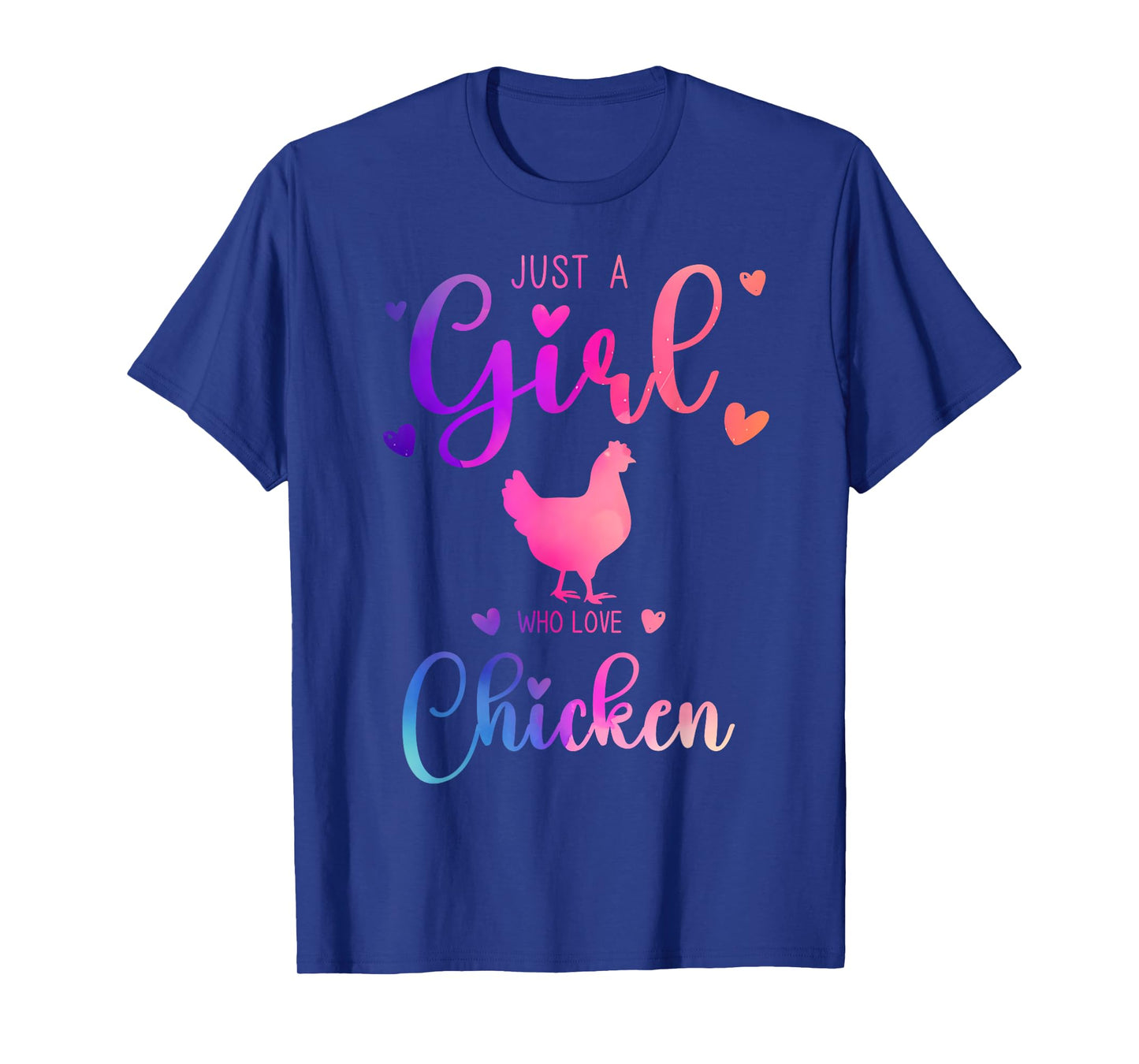 Just a Girl Who Loves Chicken Dress for Women and Kids T-Shirt