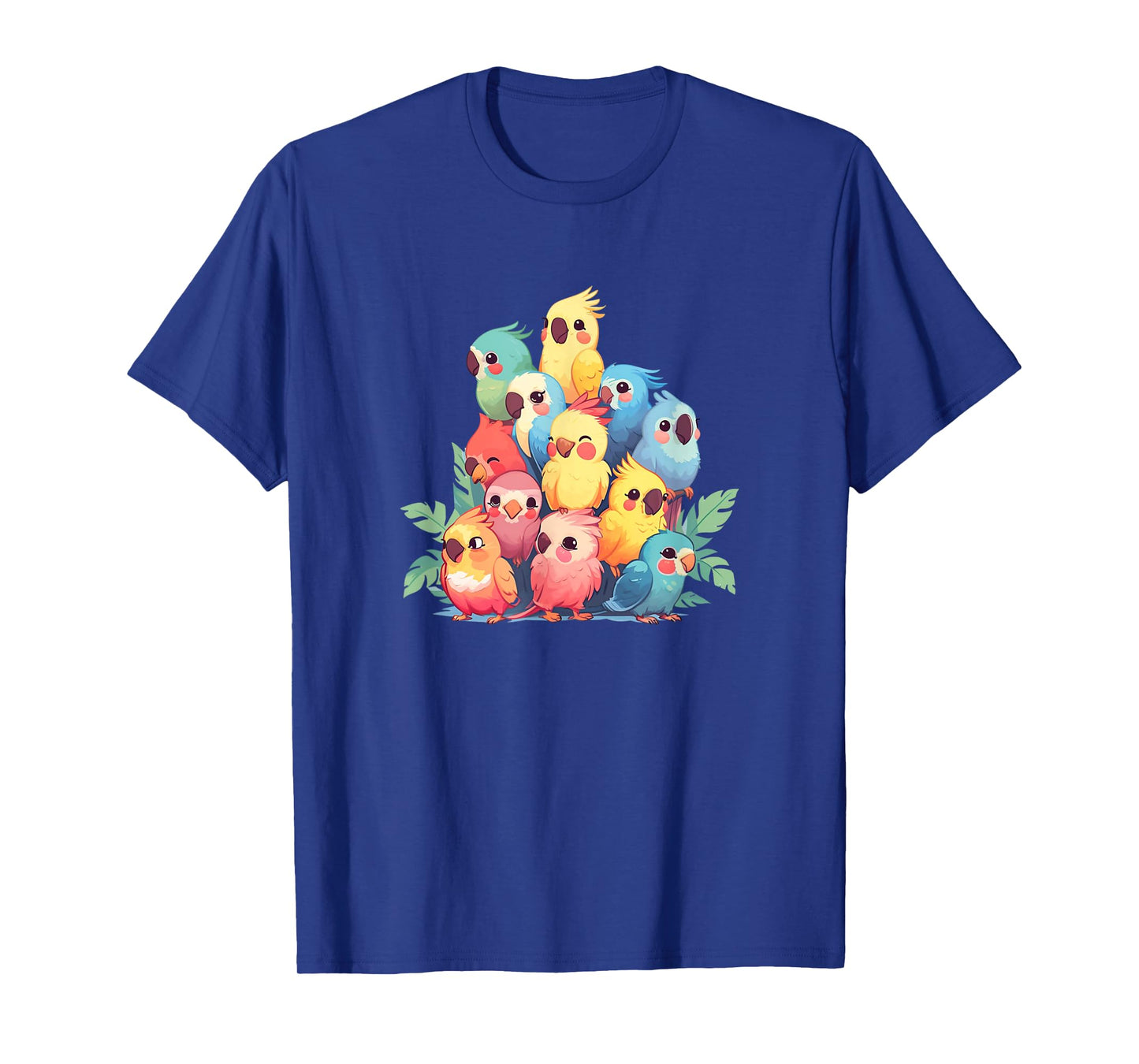 Cute Kawaii Pastel Cockatiel Bird Boys Girls Kids T-Shirt