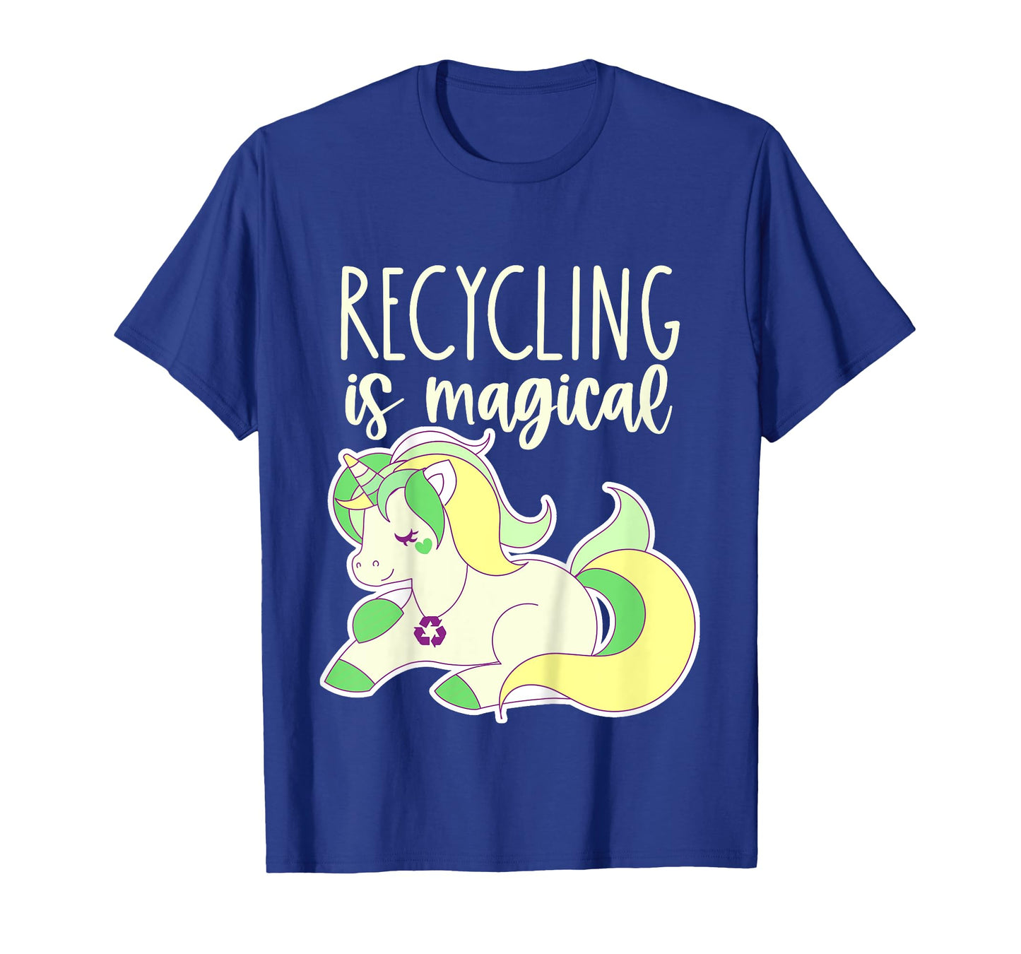 Kids Toddler Earth Day Recycle Unicorn Girls Recycling is Magical T-Shirt