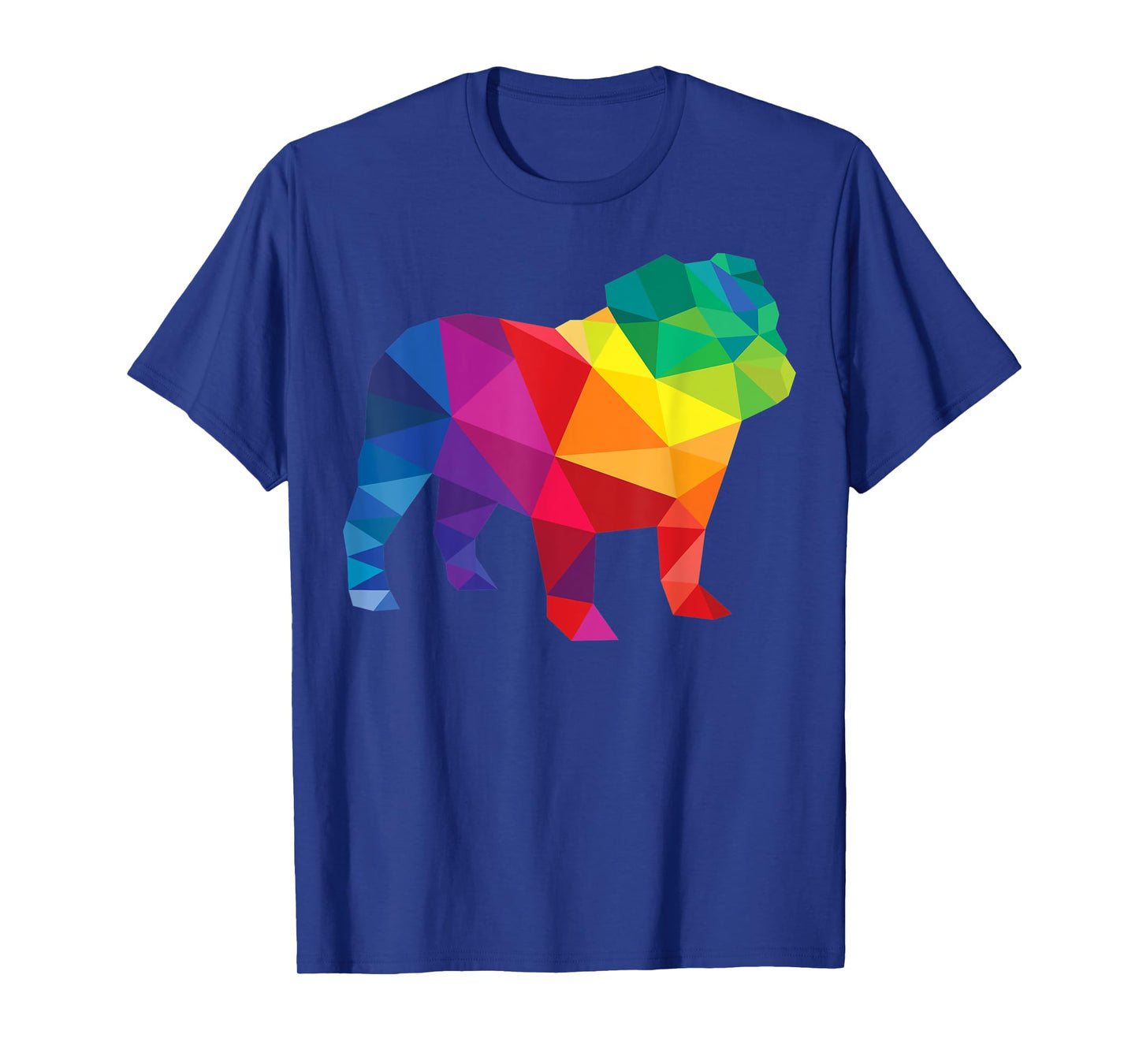 English Bulldog Gay Pride LGBT LGBTQ Rainbow Flag Dog Lovers T-Shirt