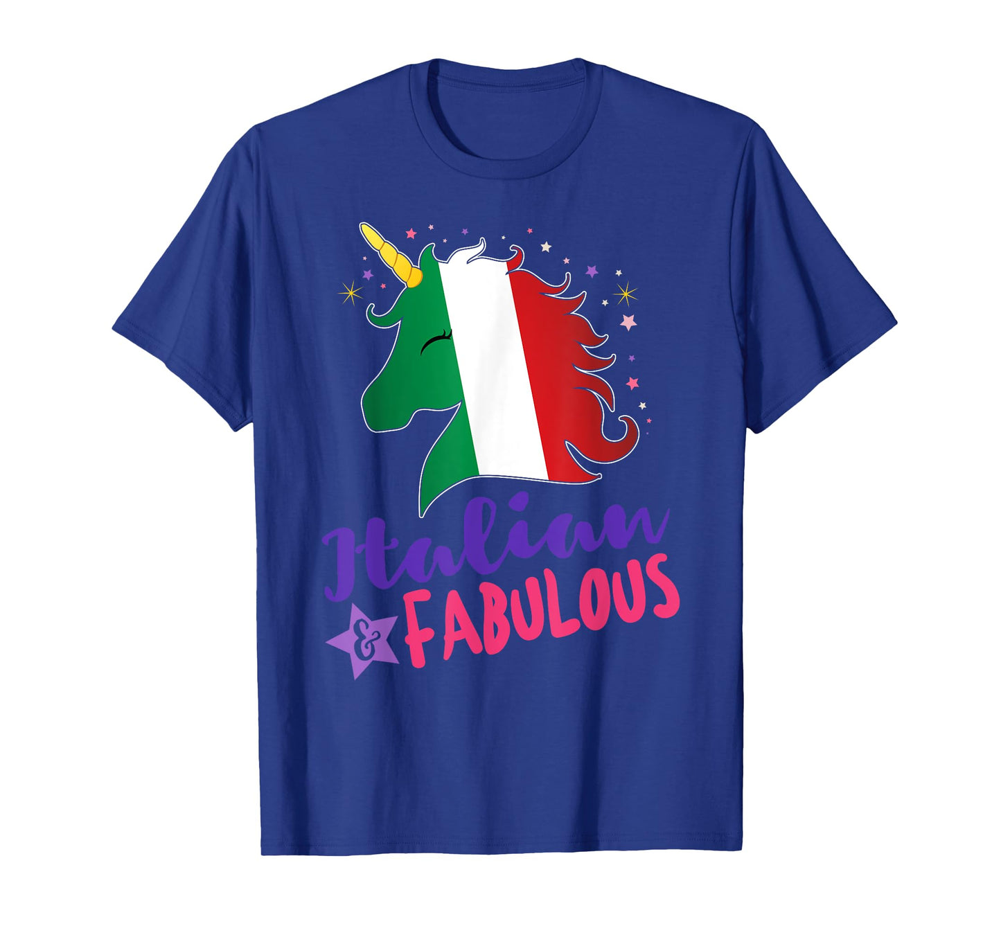 Italian Pride Gift for Her Italian Unicorn T-Shirt
