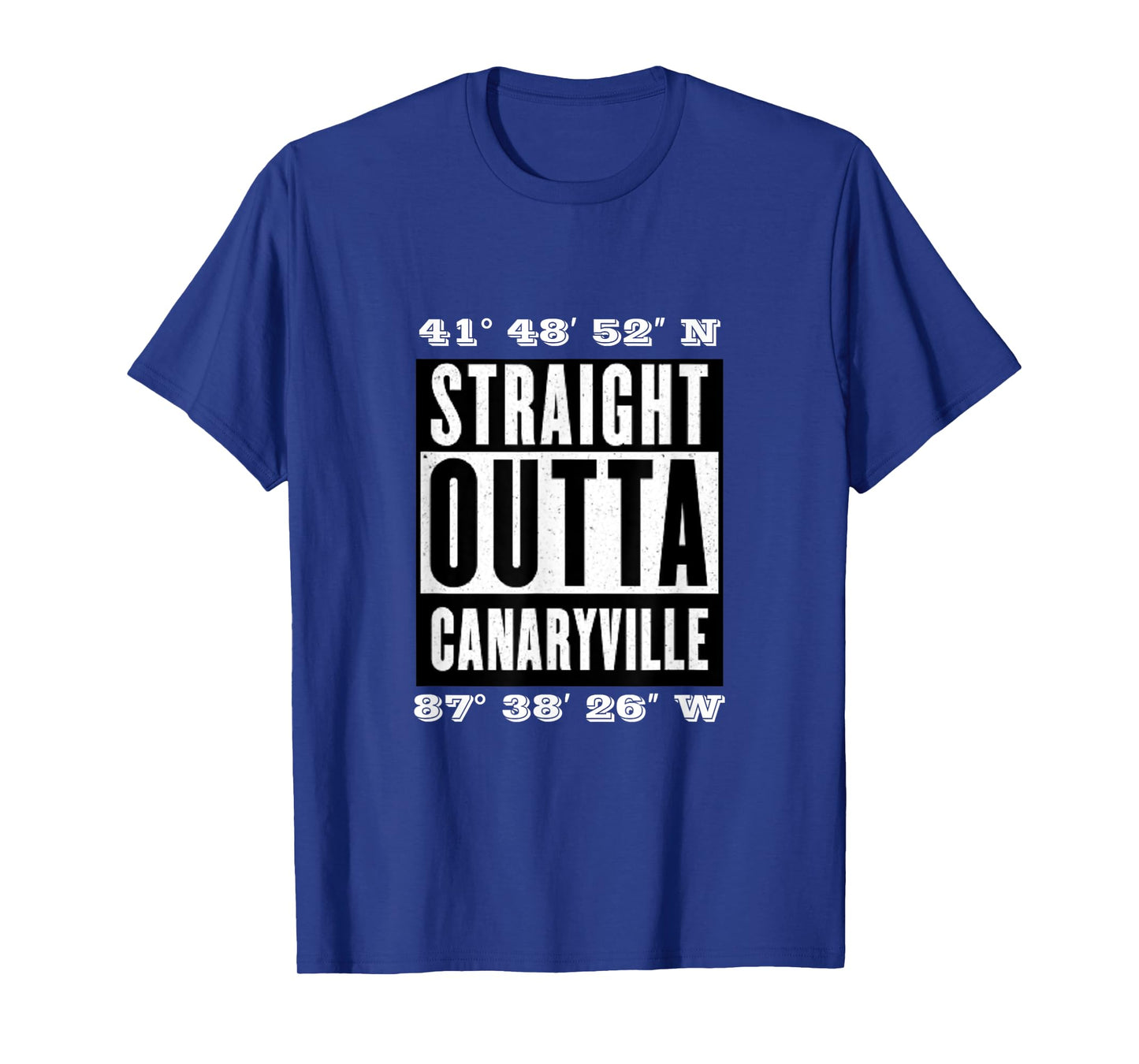 Hood Map Art: Straight Outta Canaryville Chicago, T-Shirt T-Shirt