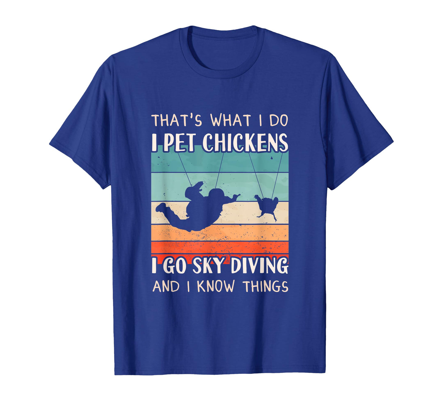 Skydiver Outfit - Chicken Keeper Design Men Sky Diving T-Shirt