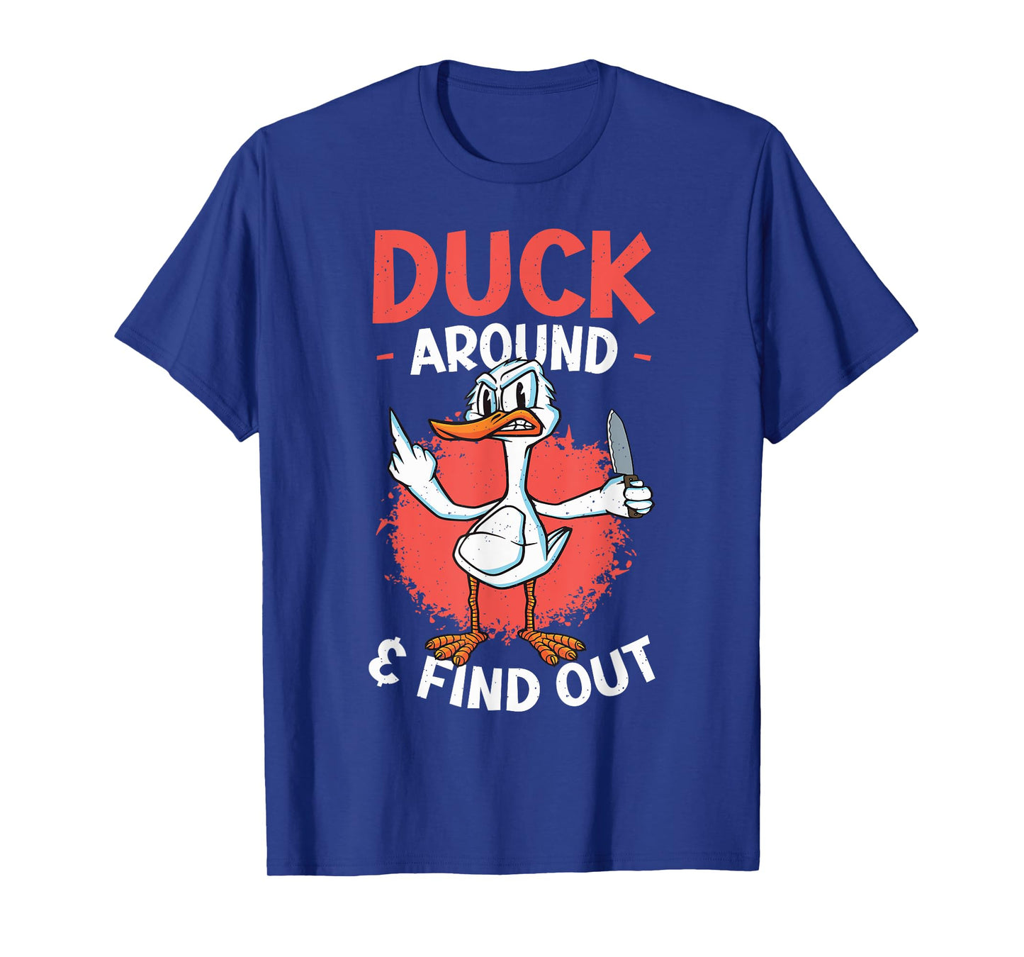 Funny Knife Duck Lover Sarcastic Duck T-Shirt