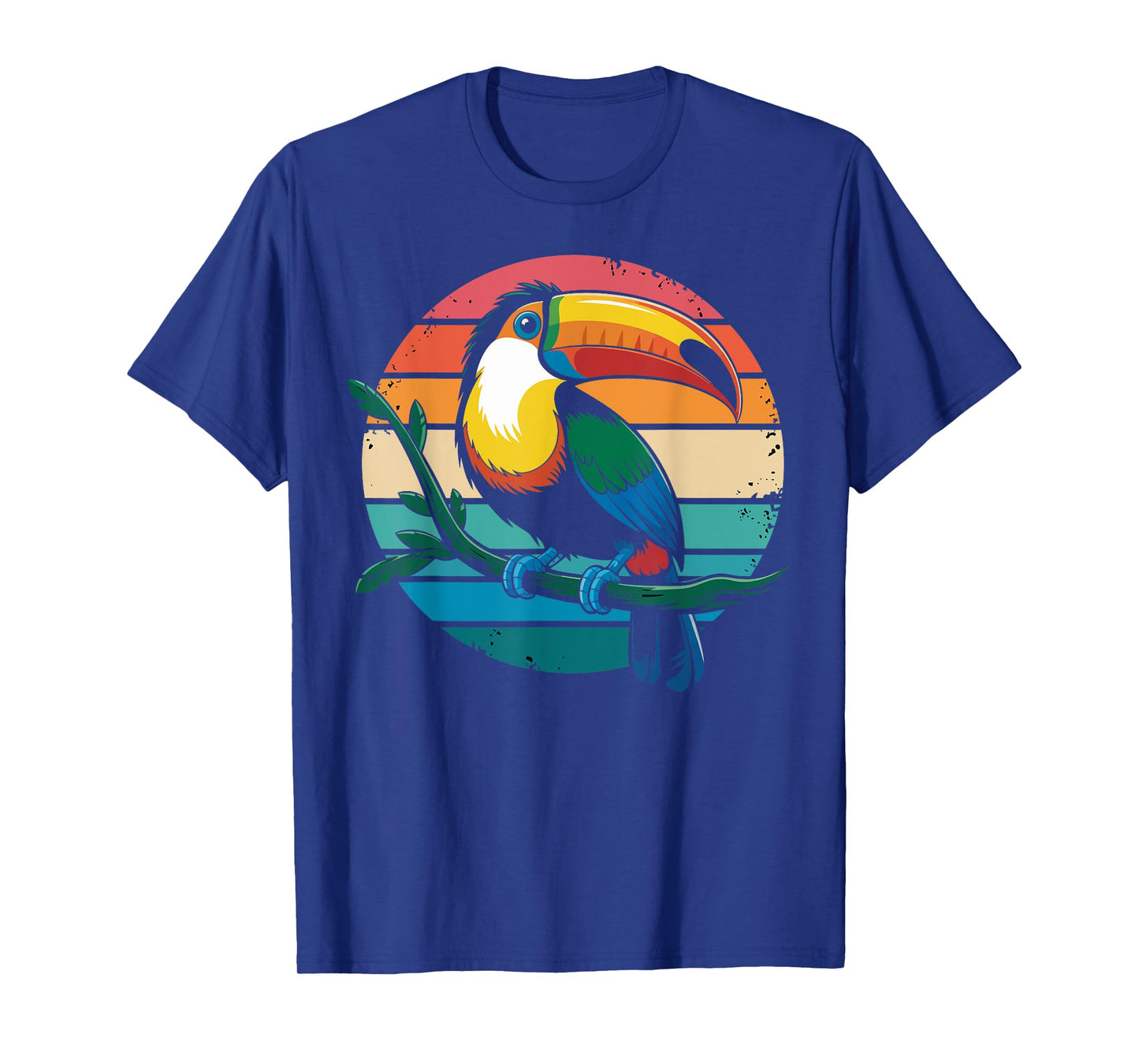 Retro Toucan Bird Tropical Jungle Vintage Nature Gifts Kids T-Shirt