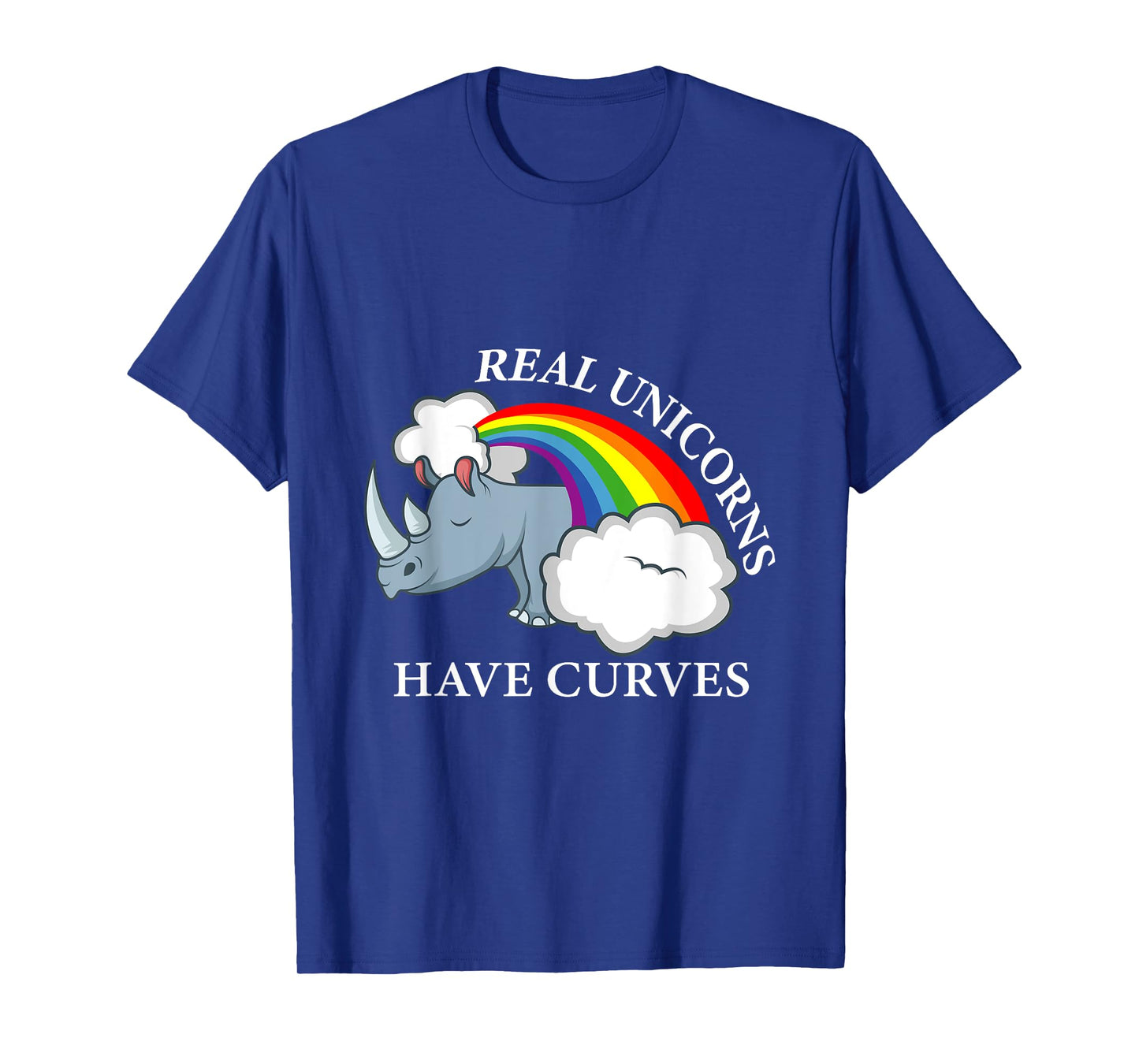 Real unicorns have curves Animal Lover T-Shirt