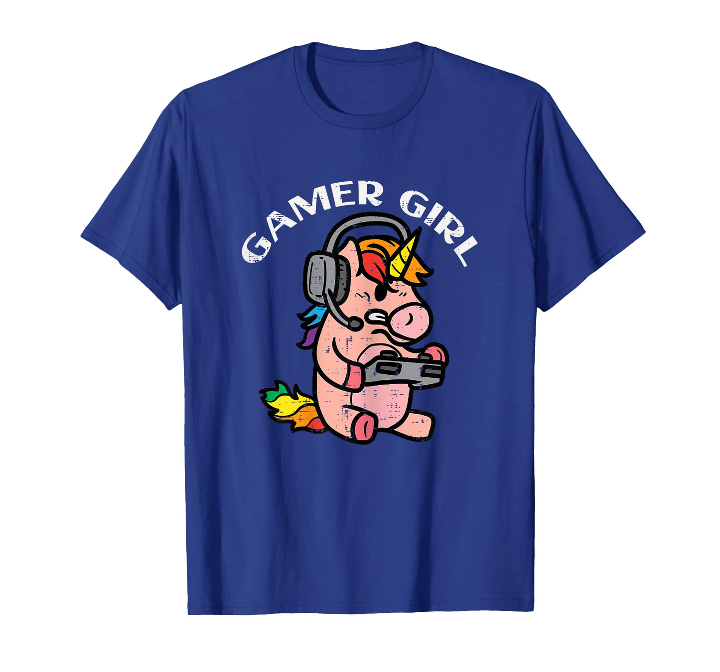 Gamer Girl Unicorn Gaming Cute Women Girls Kids Teen Youth T-Shirt