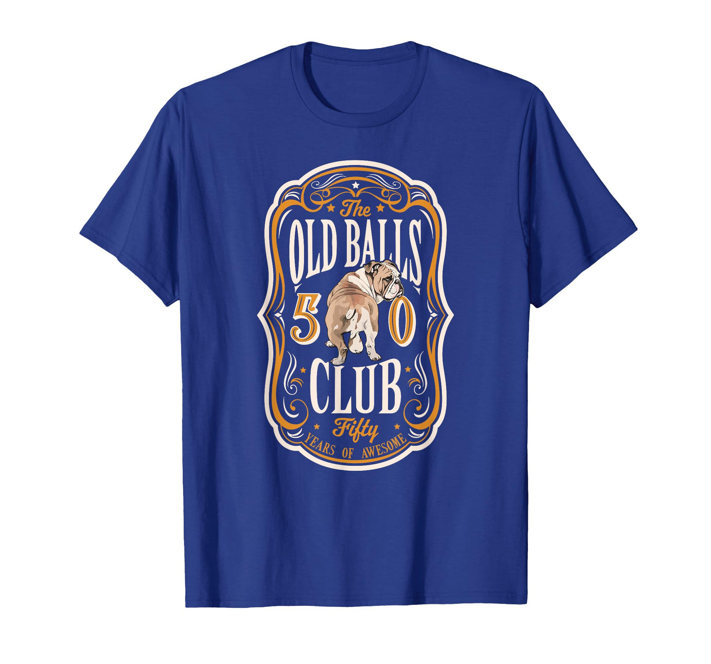 Old Balls Club 50 Years of Awesome Funny 50th Birthday Gag T-Shirt