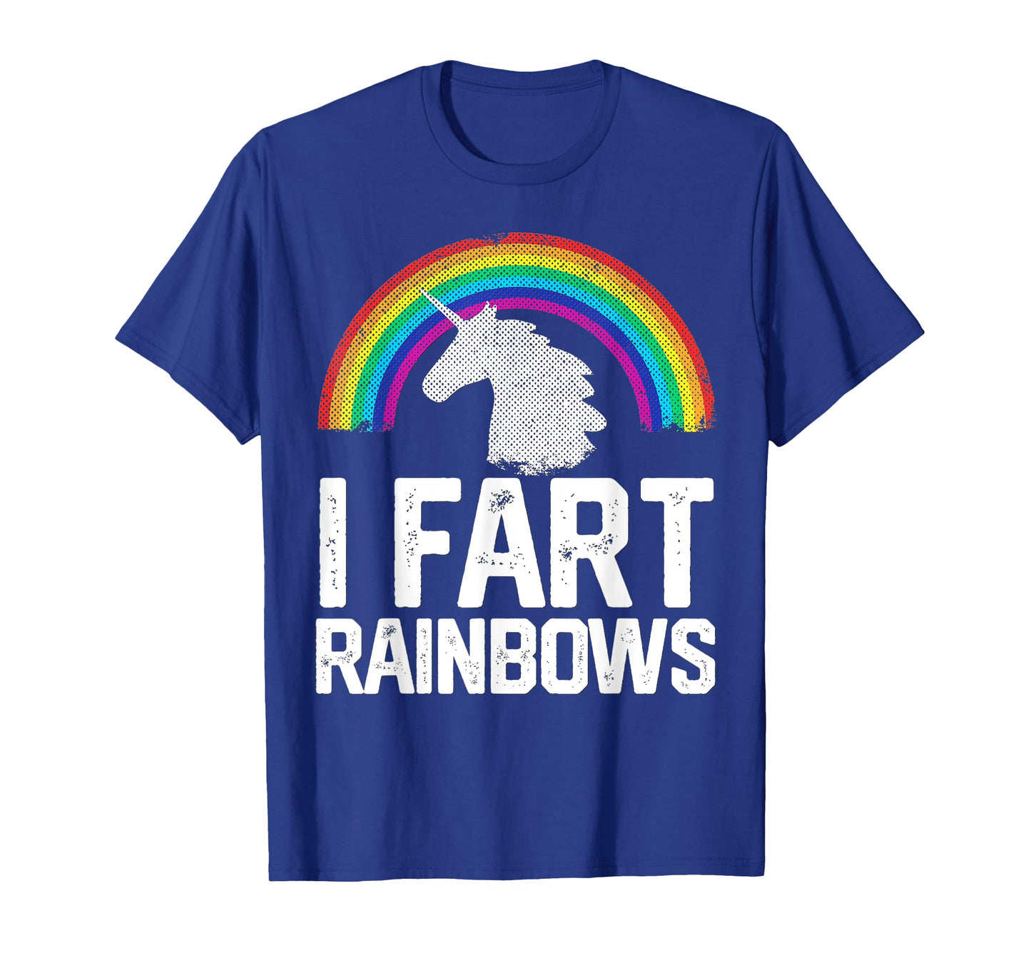 Funny Rainbow Unicorn I FART Gag Gift Joke T Shirt Women Mom T-Shirt