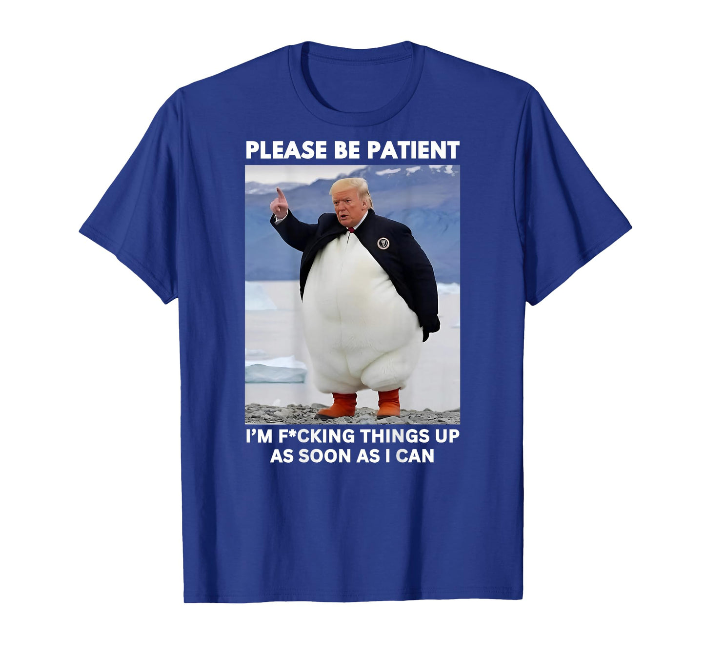 Penguins Against Tariffs Anti-Trump Protest HANDS OFF 2025 T-Shirt