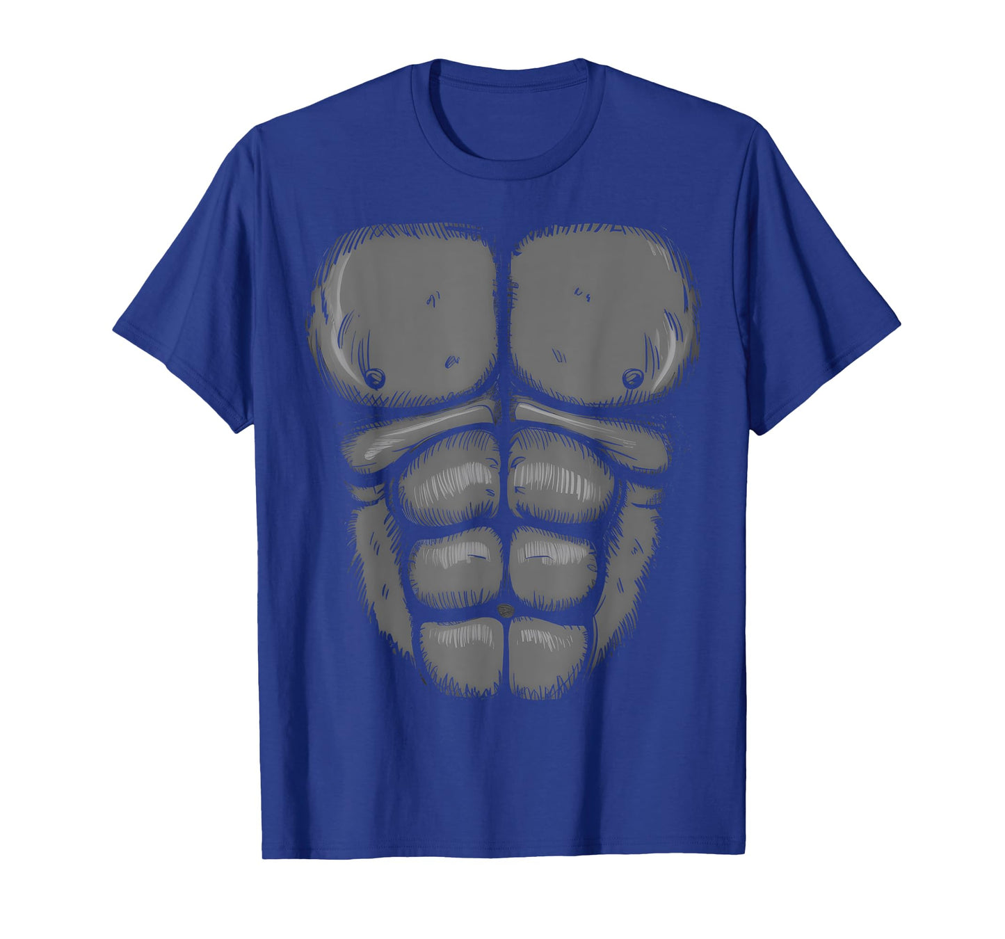 Halloween Gorilla Monkey Belly Chest Costume Men Boy Kid T-Shirt
