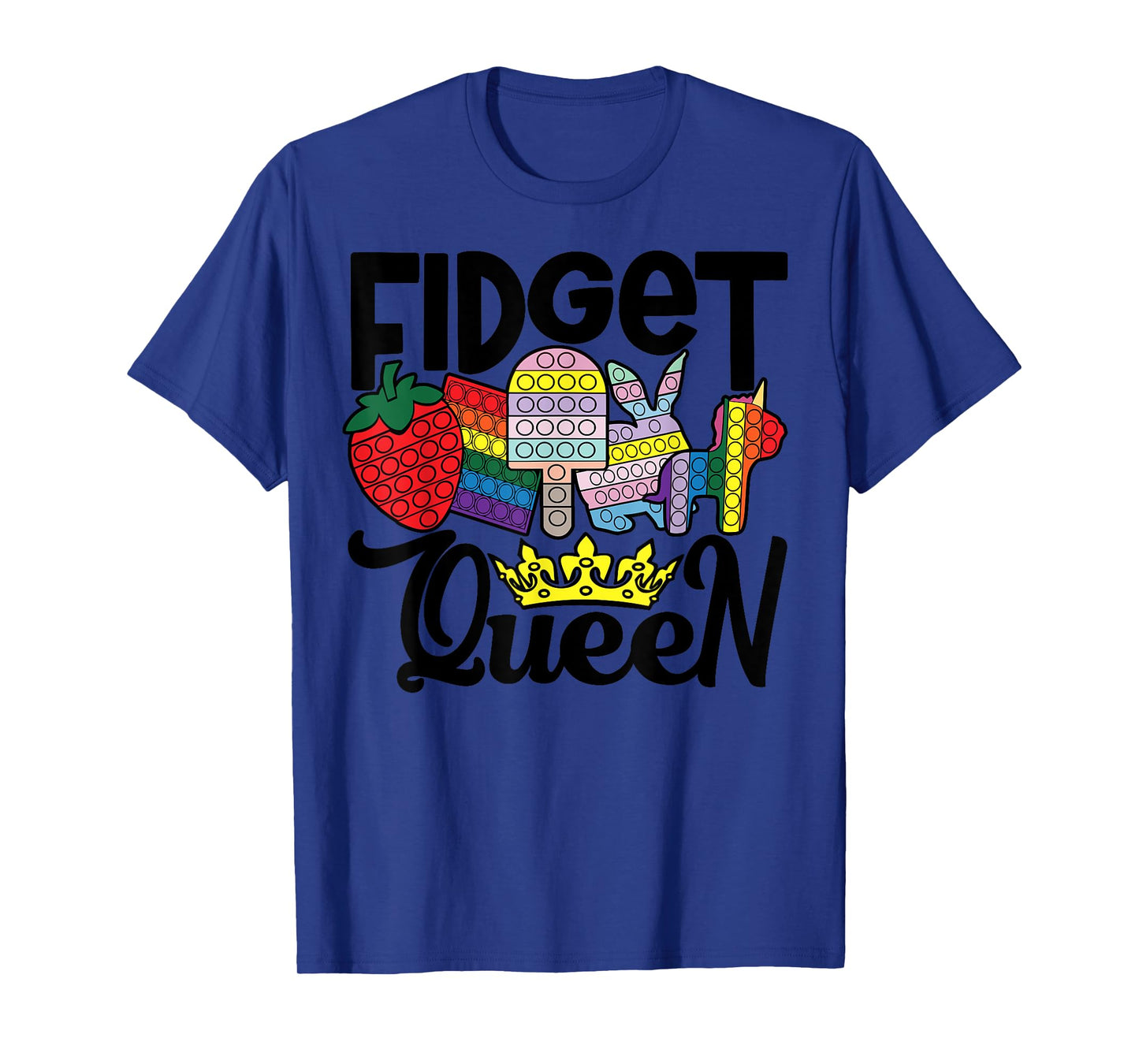 Fidget Queen Pop It for Girls T-Shirt