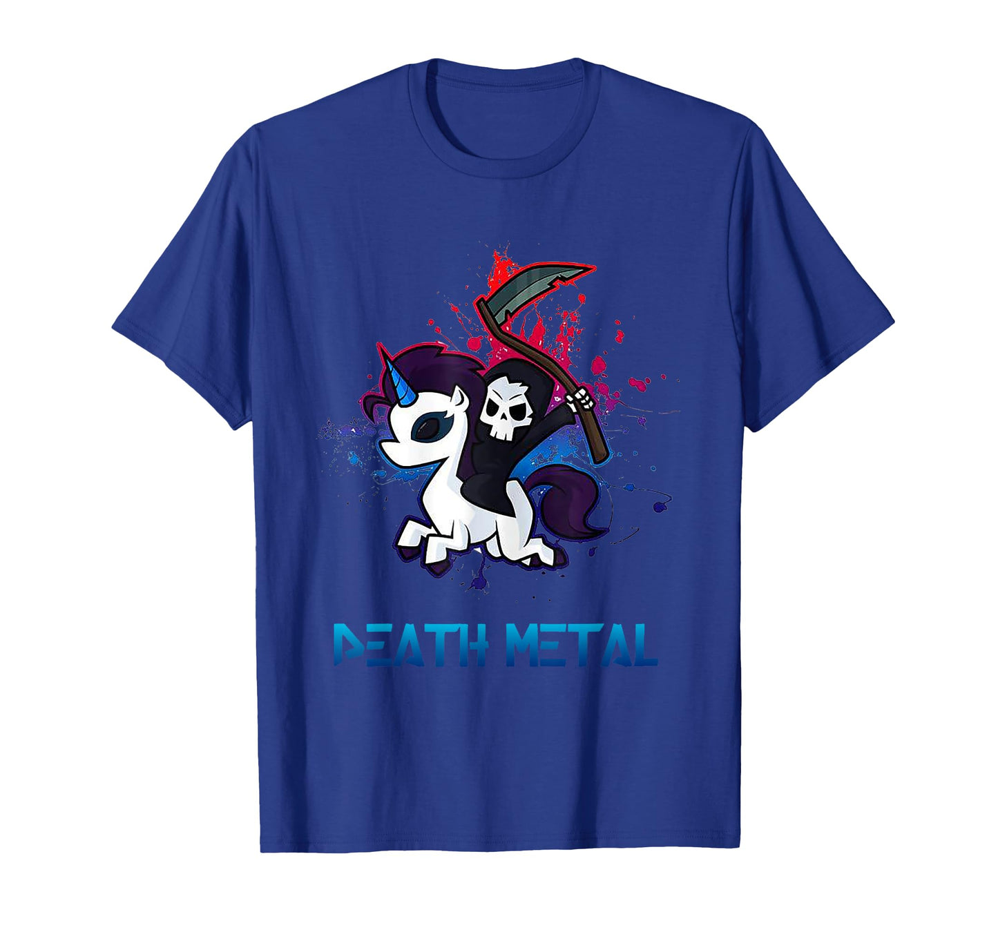 Death Metal Death Riding Unicorn T-Shirt
