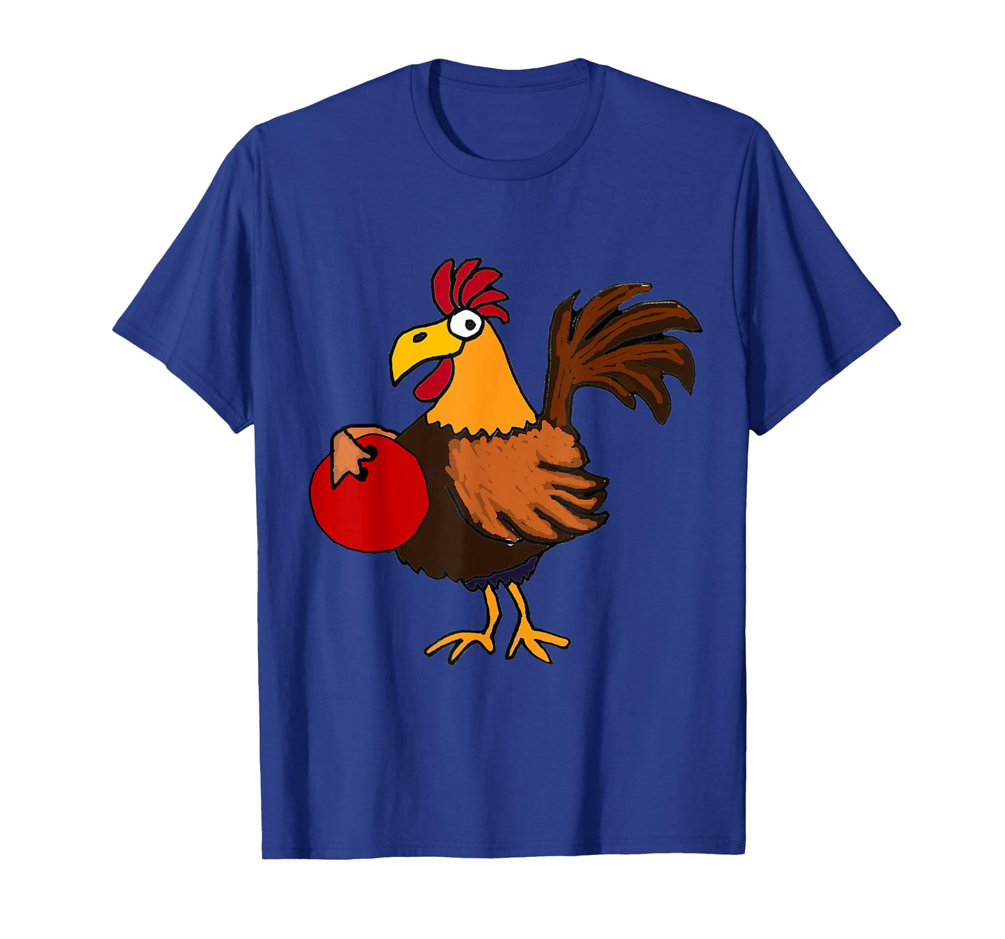 SmileteesSports Funny Rooster Bowling T-shirt T-Shirt