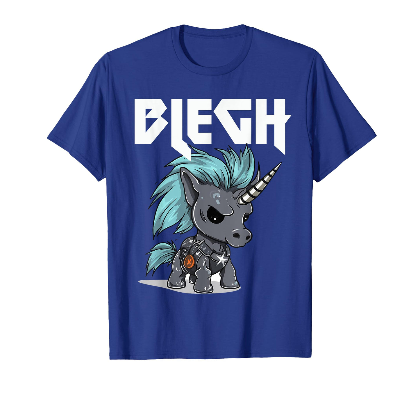 Blegh Heavy Metal Metalcore Unicorn T-Shirt