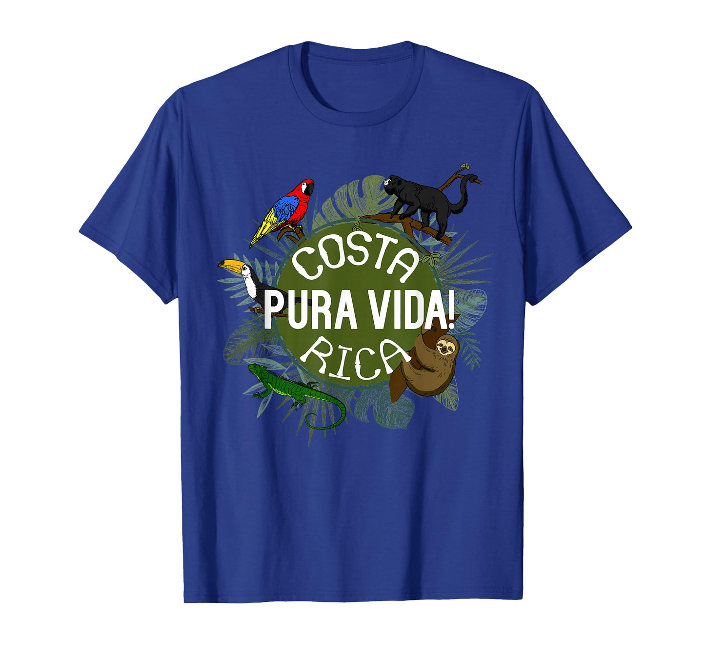 Pura Vida Costa Rica T-Shirt! Party Animals! T-Shirt