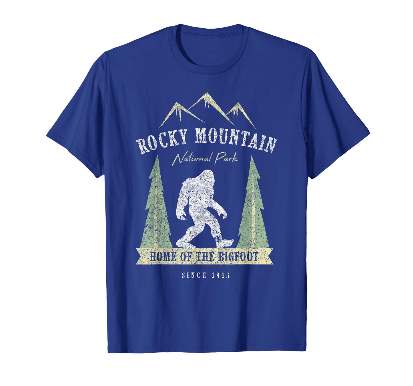Rocky Mountain National Park Bigfoot Colorado Gift Sasquatch T-Shirt