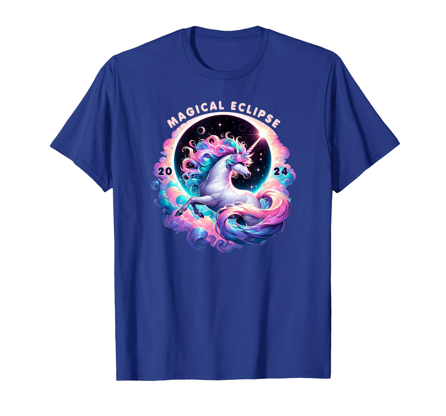 2024 Total Solar Eclipse Totality Unicorn Magical Eclipse T-Shirt