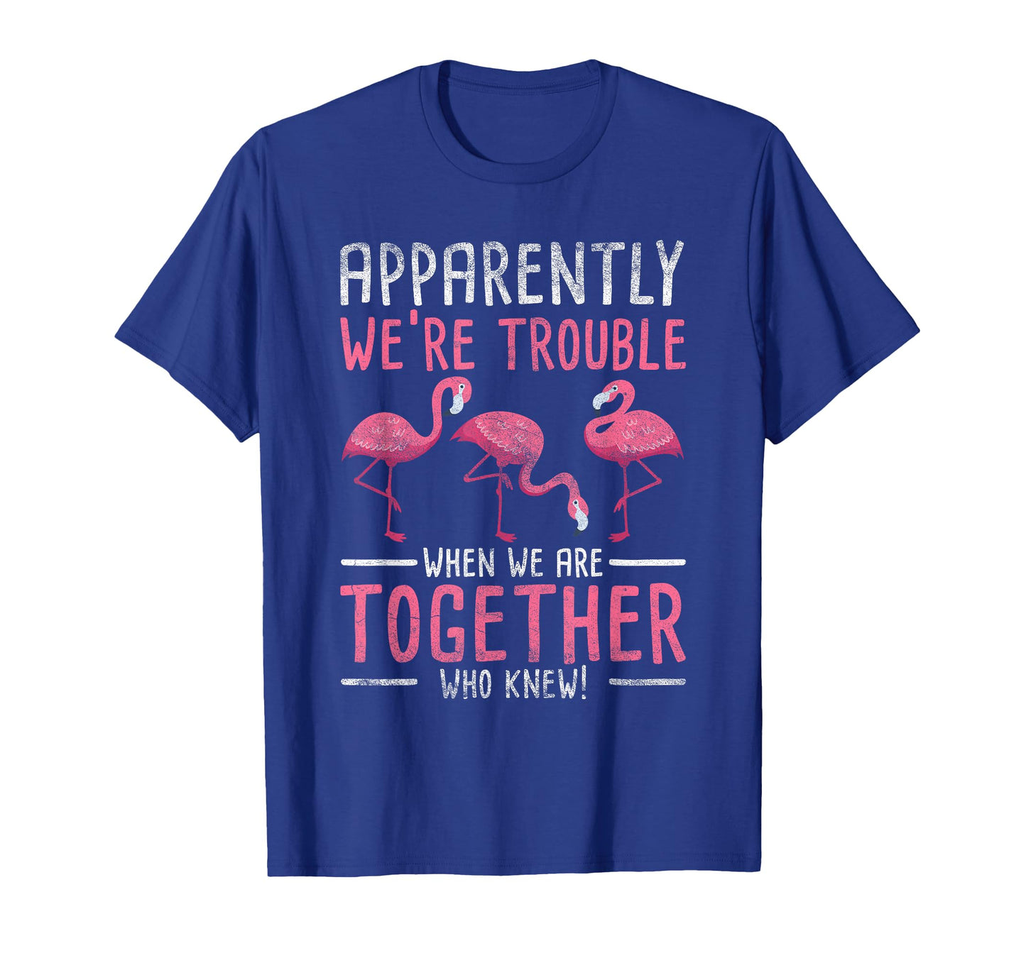 Apparently We Are Trouble Flamingo T-Shirt