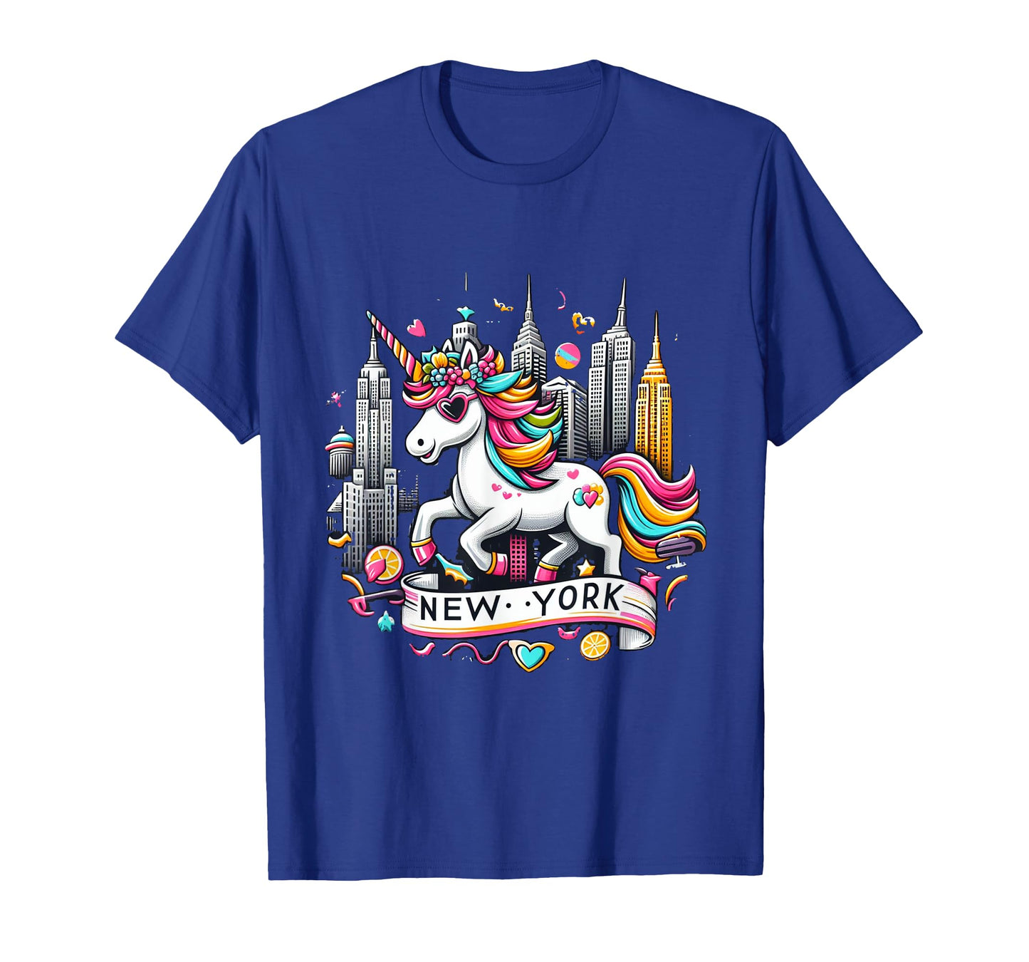 Unicorn New York NYC United States America Boys Girls Kids T-Shirt