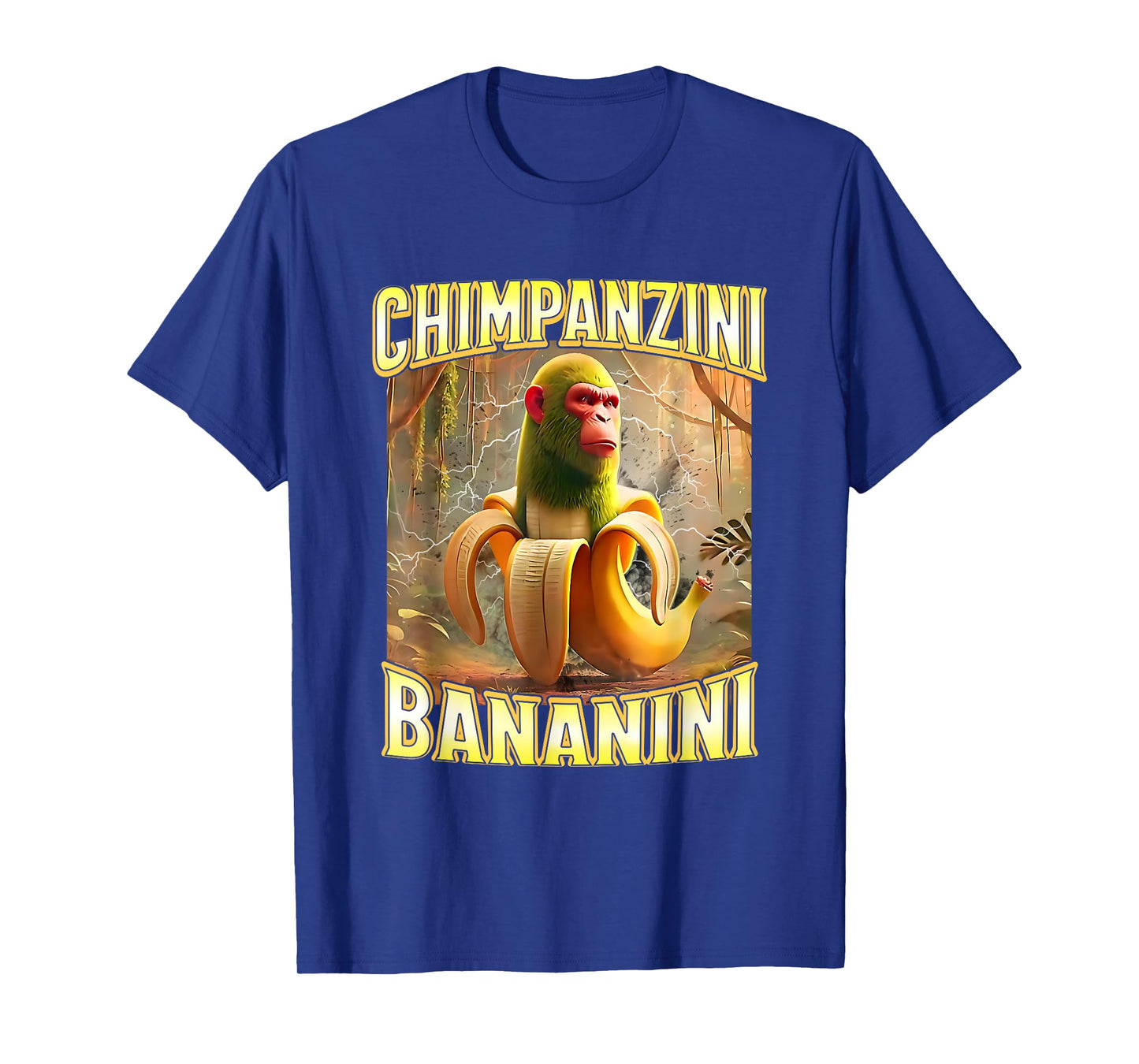 Chimpanzini Bananini Banana Monkey Meme - Italian Brainrot T-Shirt