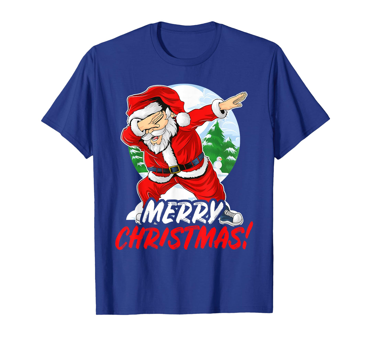 Unicorn Santa Claus Dab Christmas T-Shirt