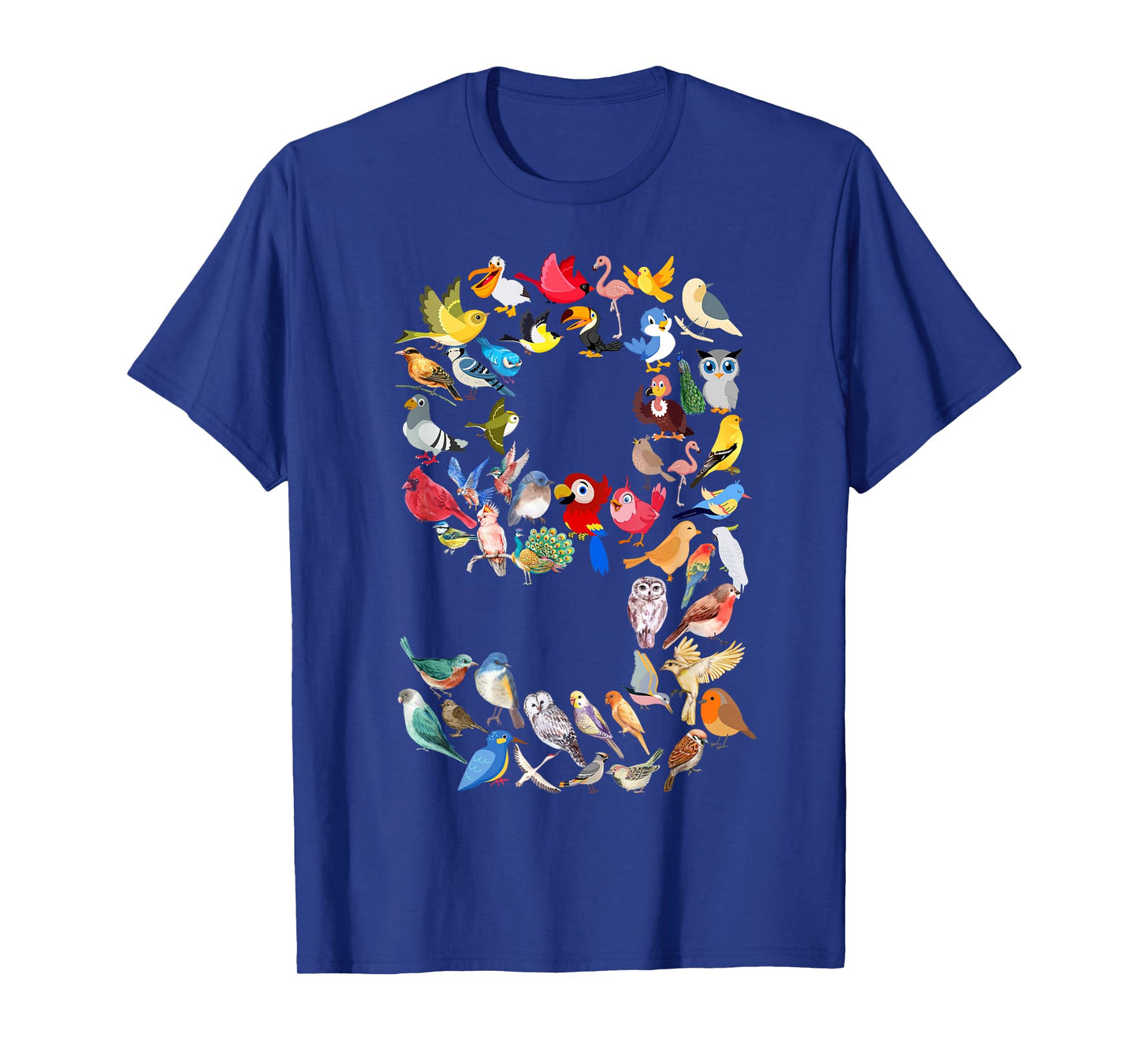 Kids 9th Birthday Birds Themed 9 Year Old Boys Bird Lover T-Shirt
