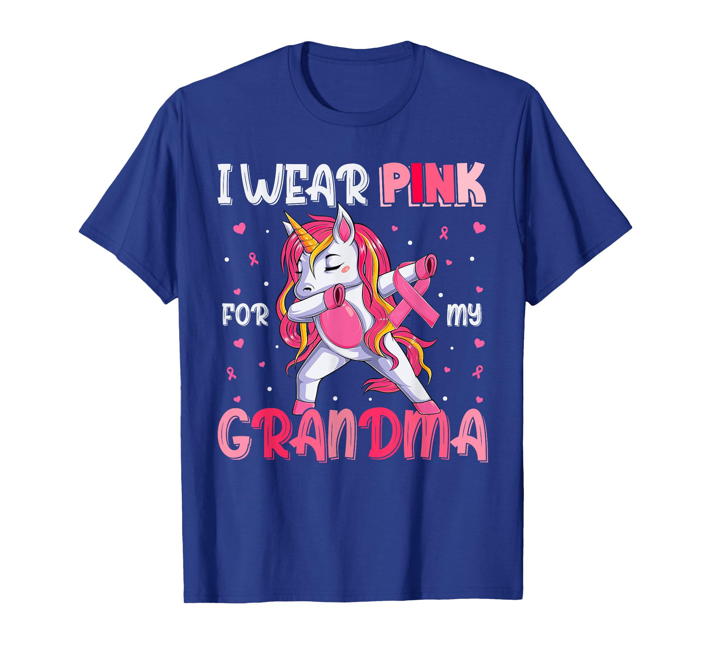 Breast Cancer Grandma, Girls I Wear Pink For My Grandma T-Shirt
