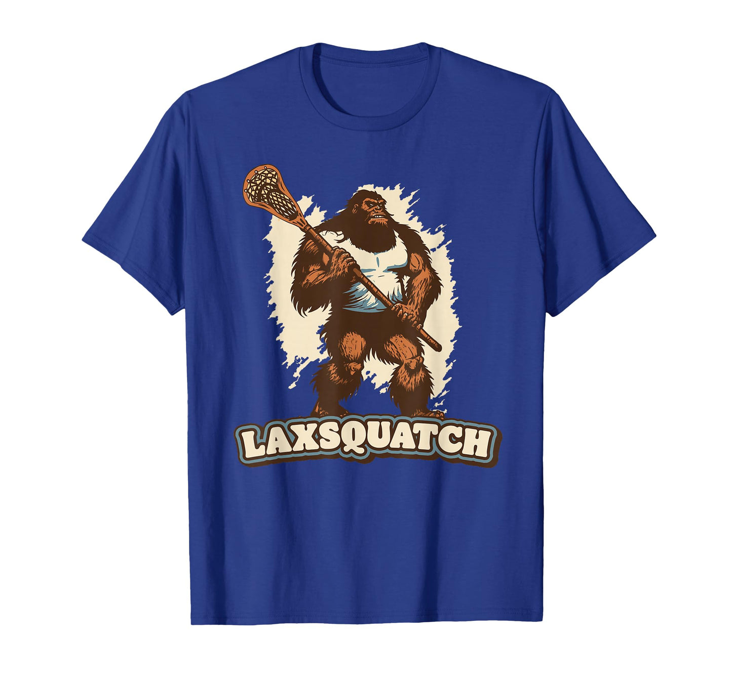 Laxsquatch! Bigfoot Lacrosse Player Funny Sasquatch Lax T-Shirt