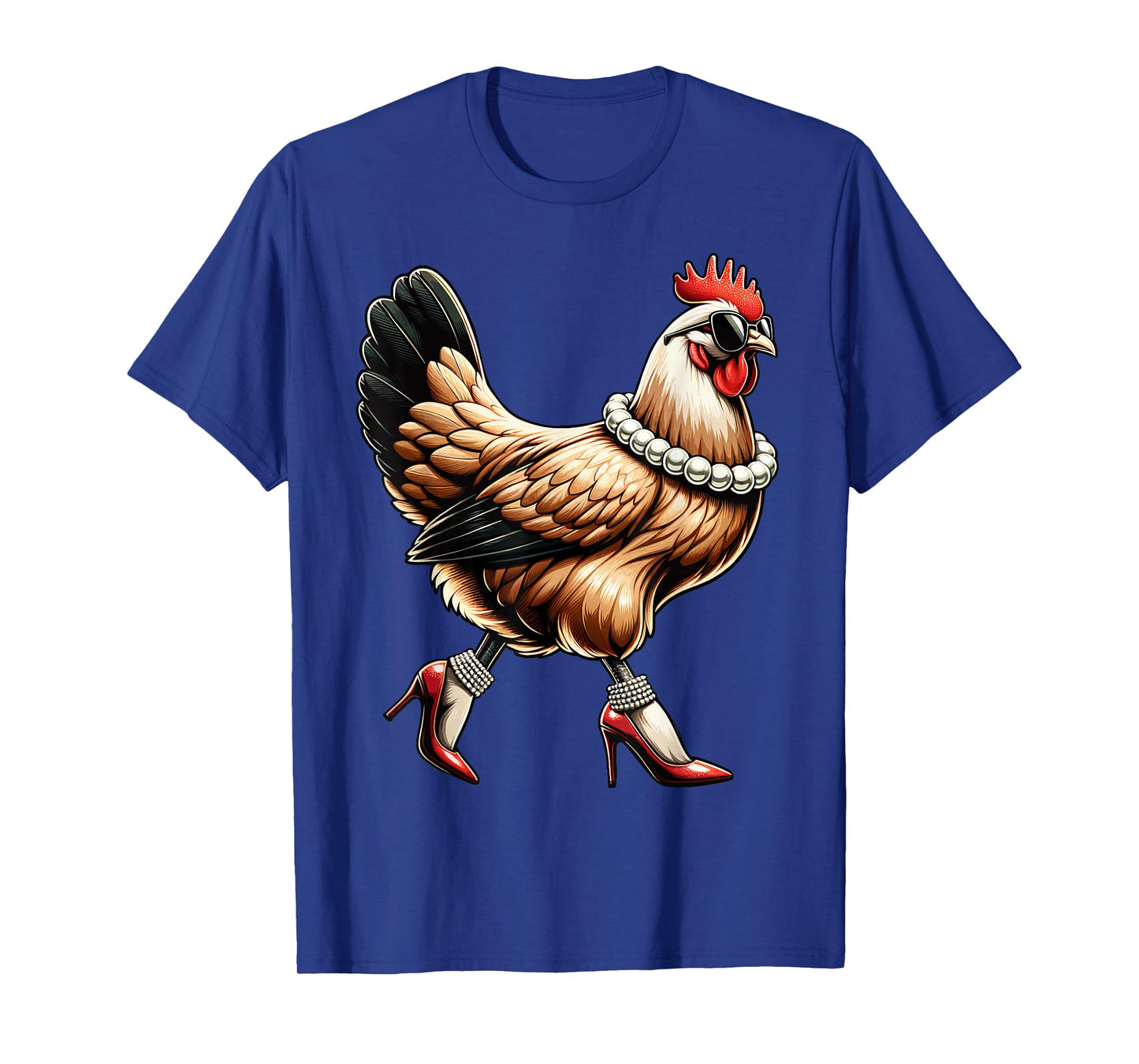 Chicken Funny Fried but Fabulous Graphic Women Chicken Lover T-Shirt
