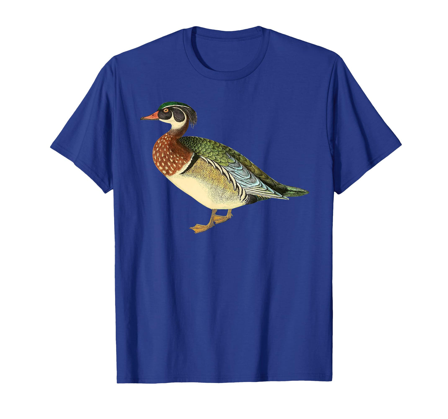 Duck T-shirt Cute Wood Duck Tee Vintage Duck Graphic T-Shirt