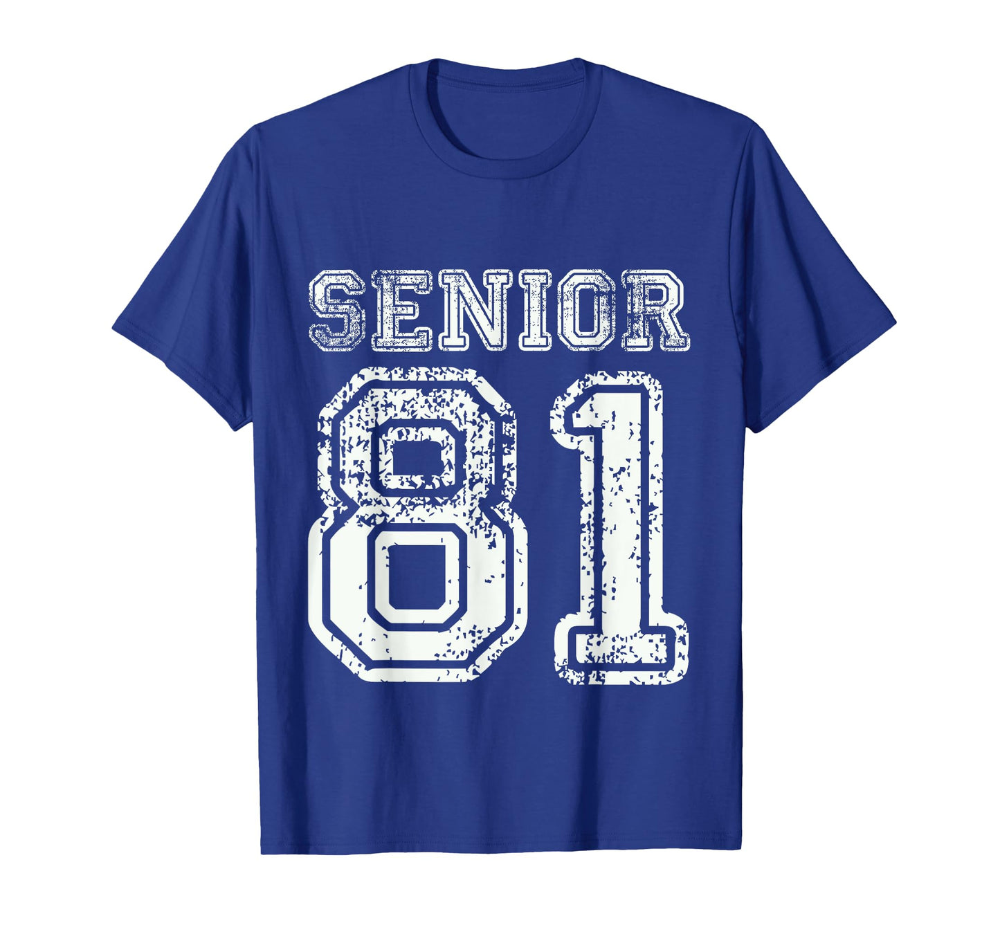Senior 81 Class of 1981 Retro College High School Graduation T-Shirt