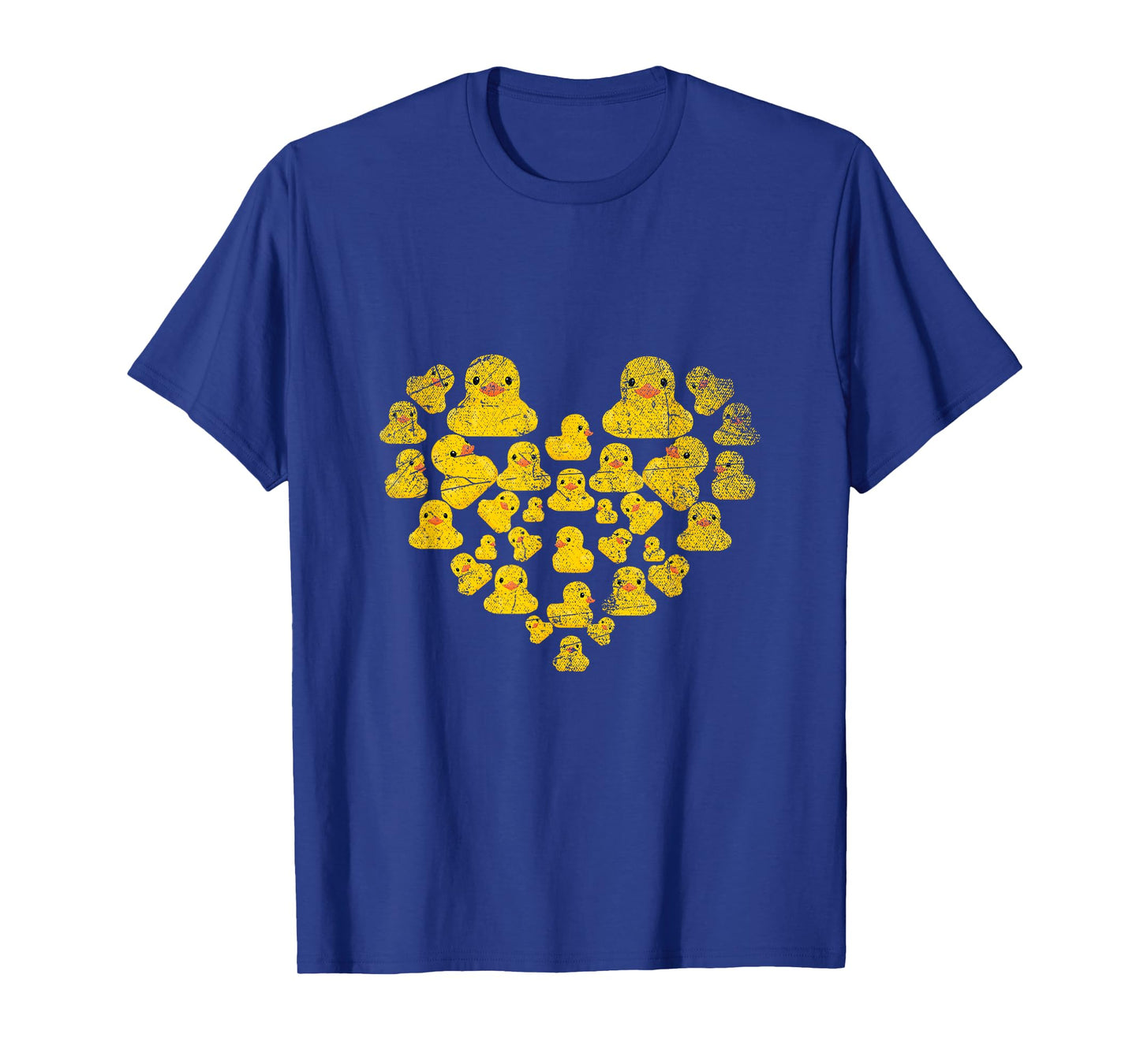 Cute Animal Lover Gift Idea Heart Yellow Duck T-Shirt